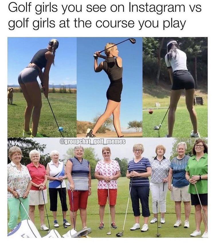 Serious post I want more gender equality in golf but if aliens were