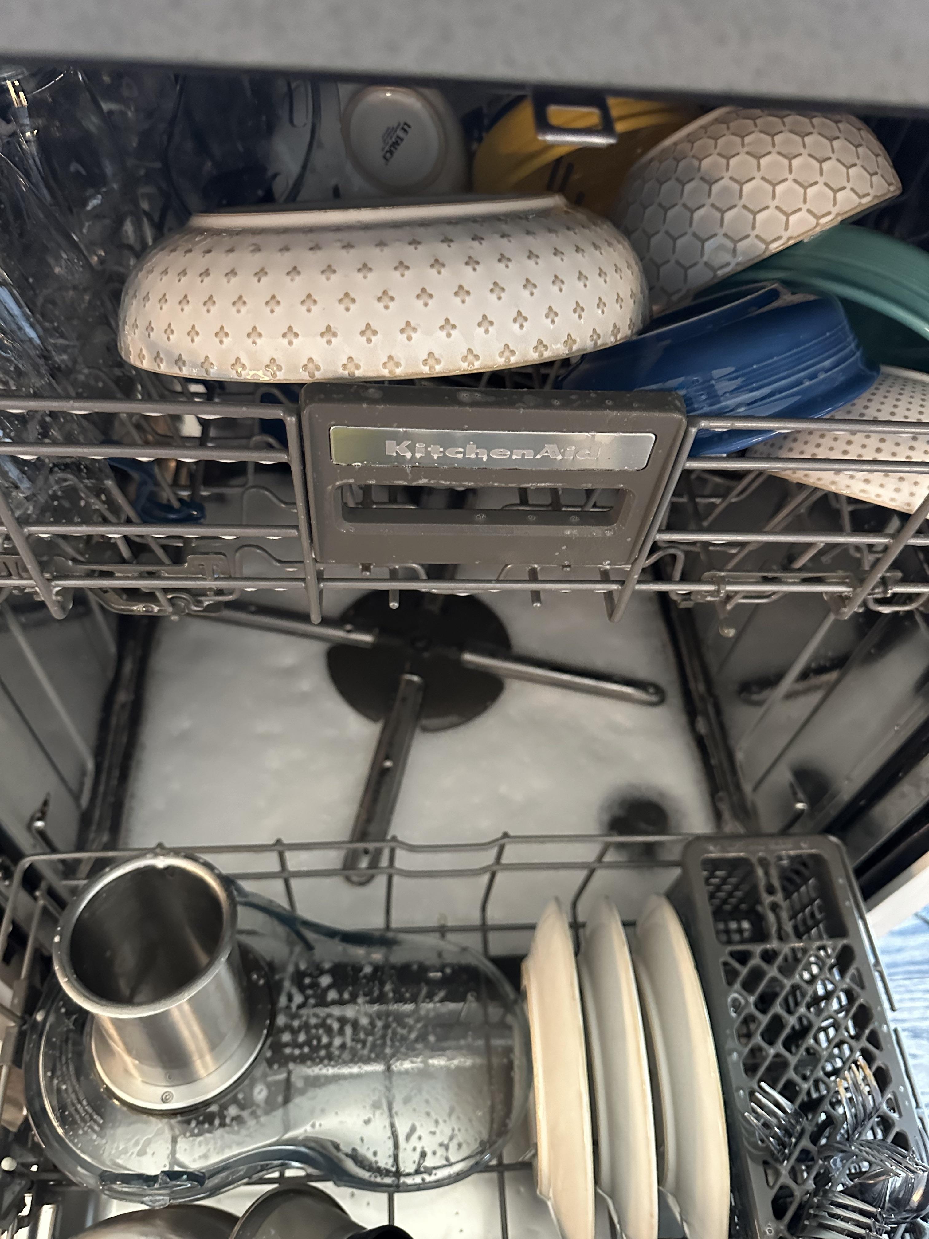 Dishwasher is over sudsing, using dishwasher pods. What to do r