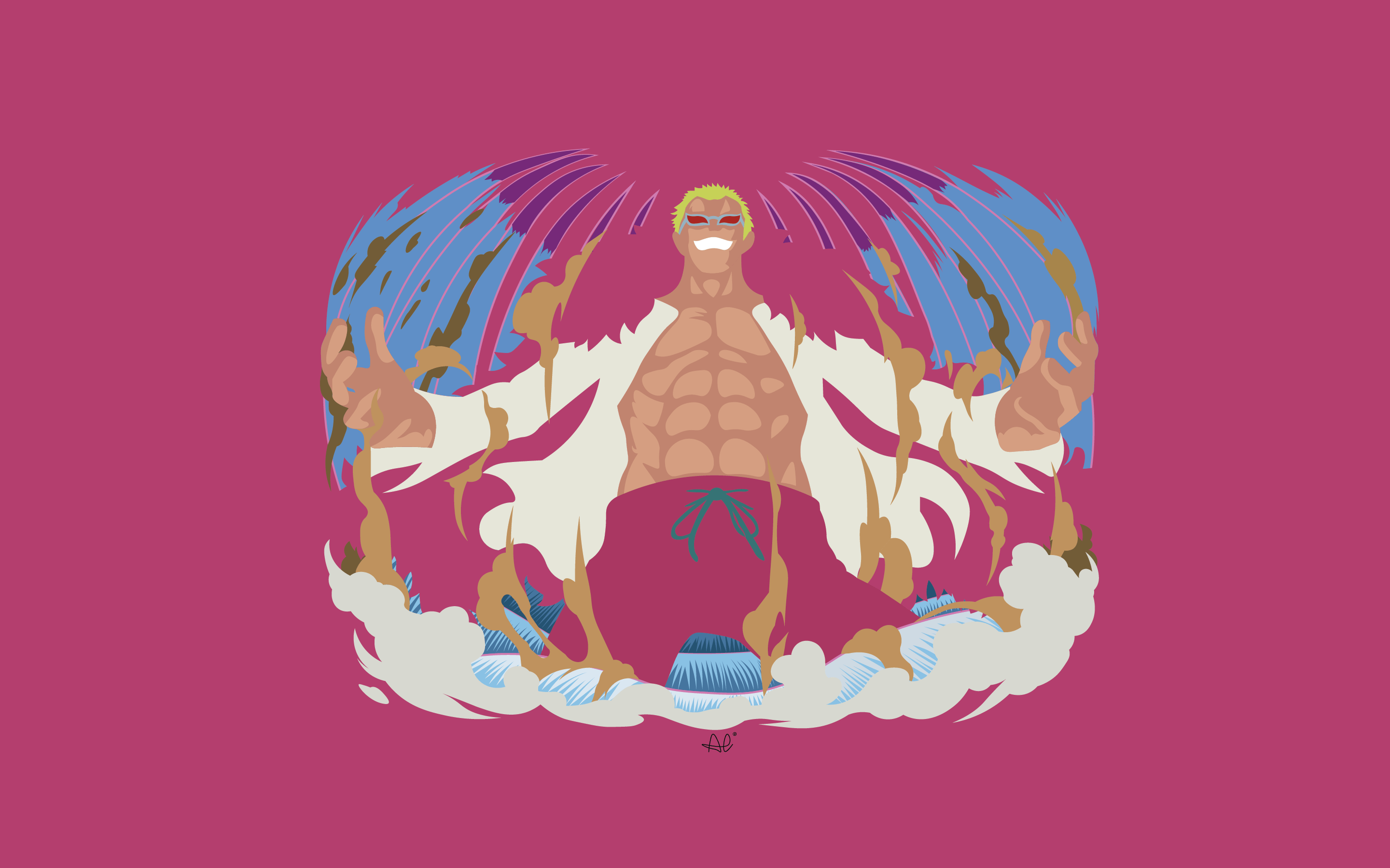 Doflamingo fan art r/OnePiece