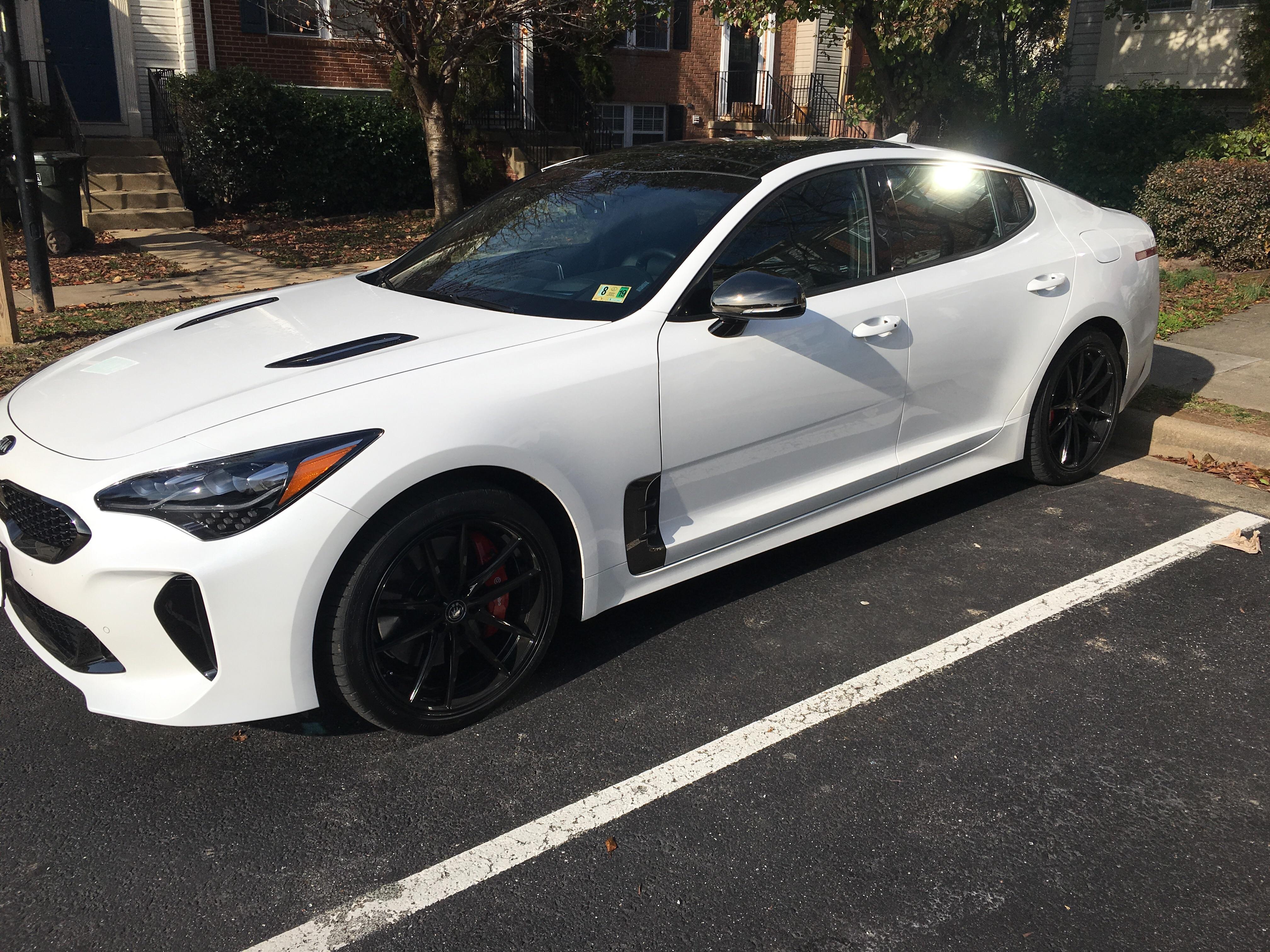 New Konig Oversteer wheels and Continental tires for the winter on my