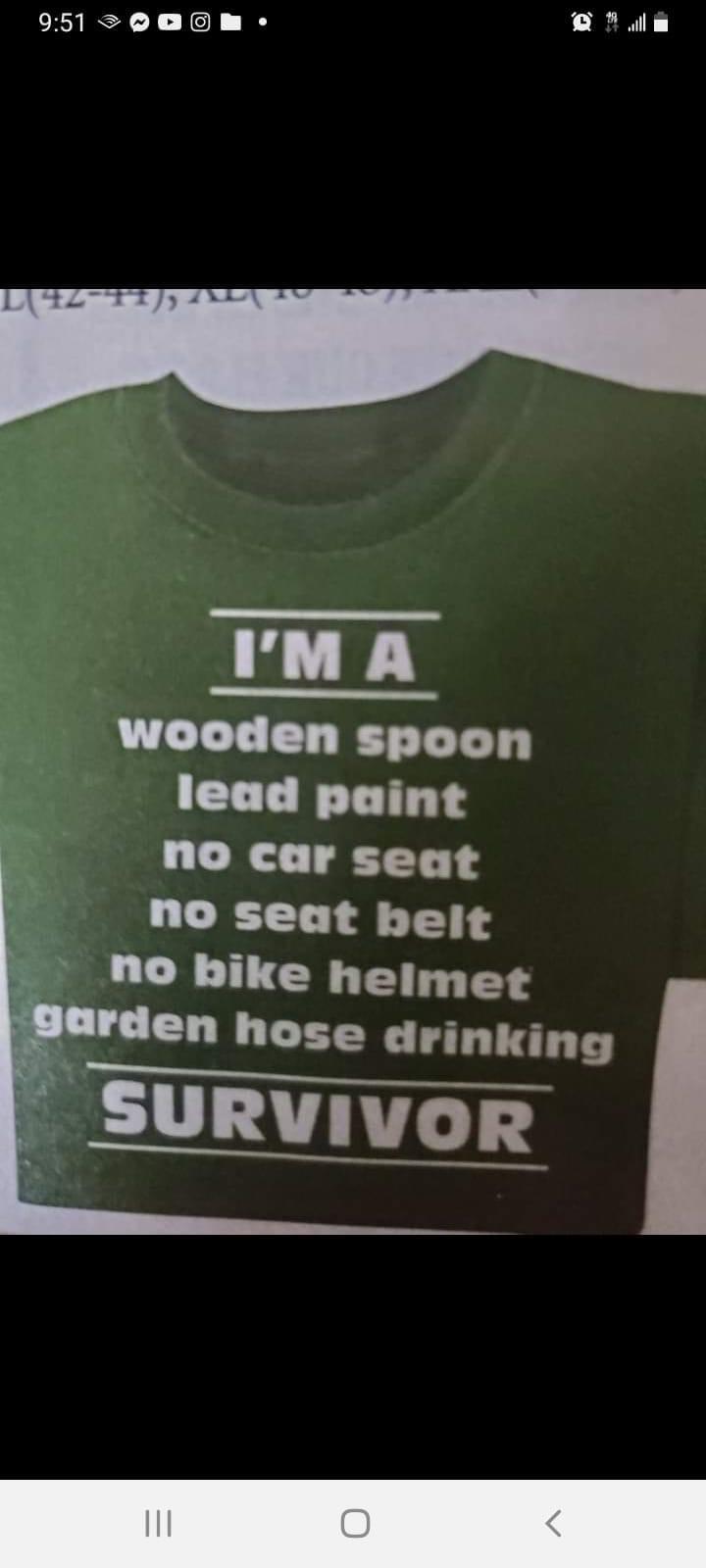 Maybe we should adopt the phrase, “Go back to eating your lead paint