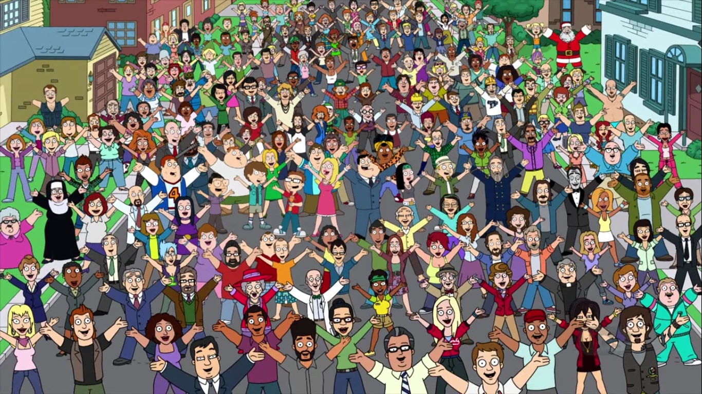 These front facing characters... r/americandad
