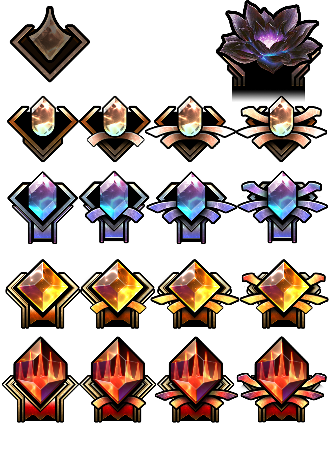 All Valorant Ranks PNG