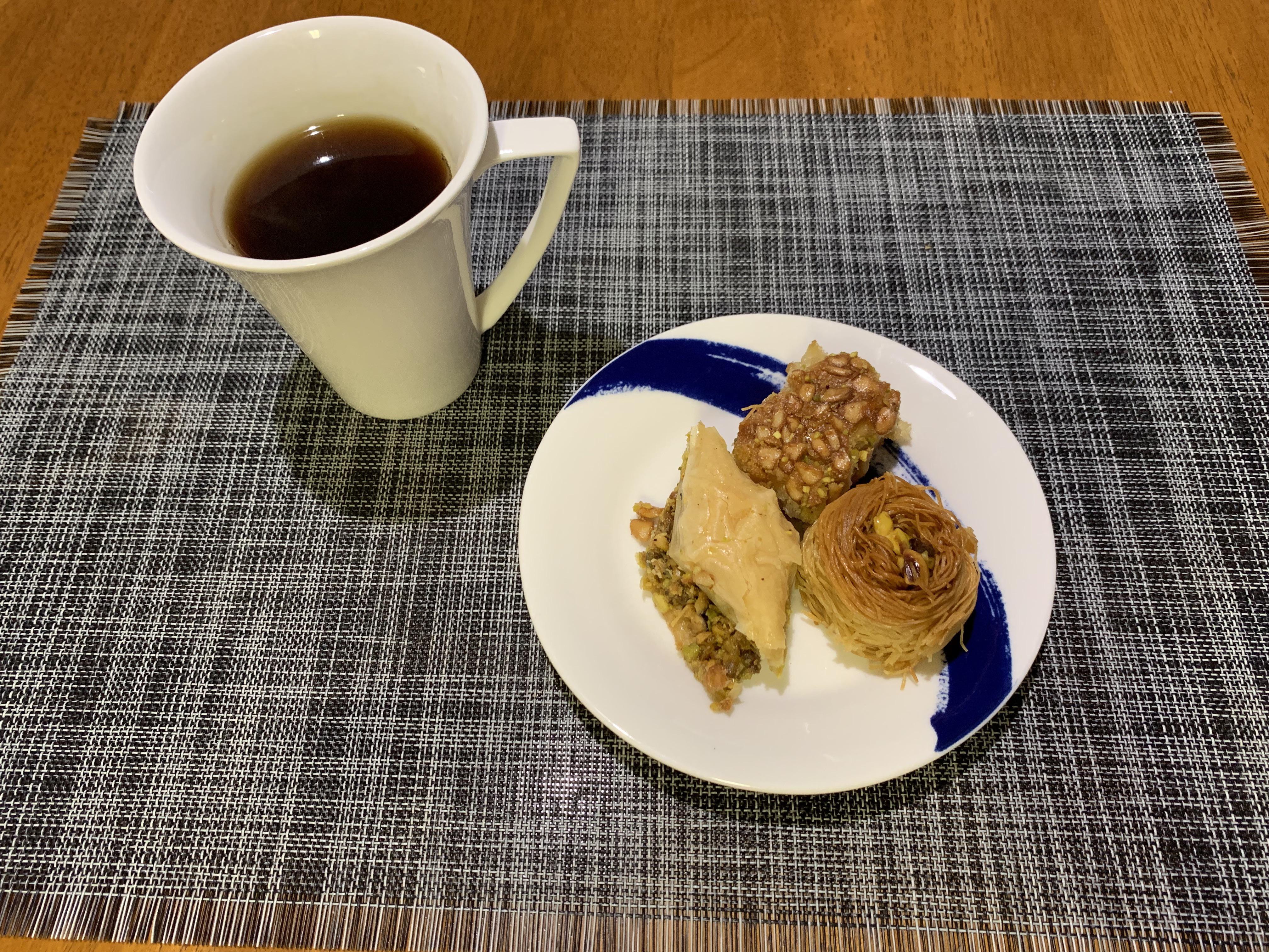 Cardamom black tea with my favorite sweet treat r/tea