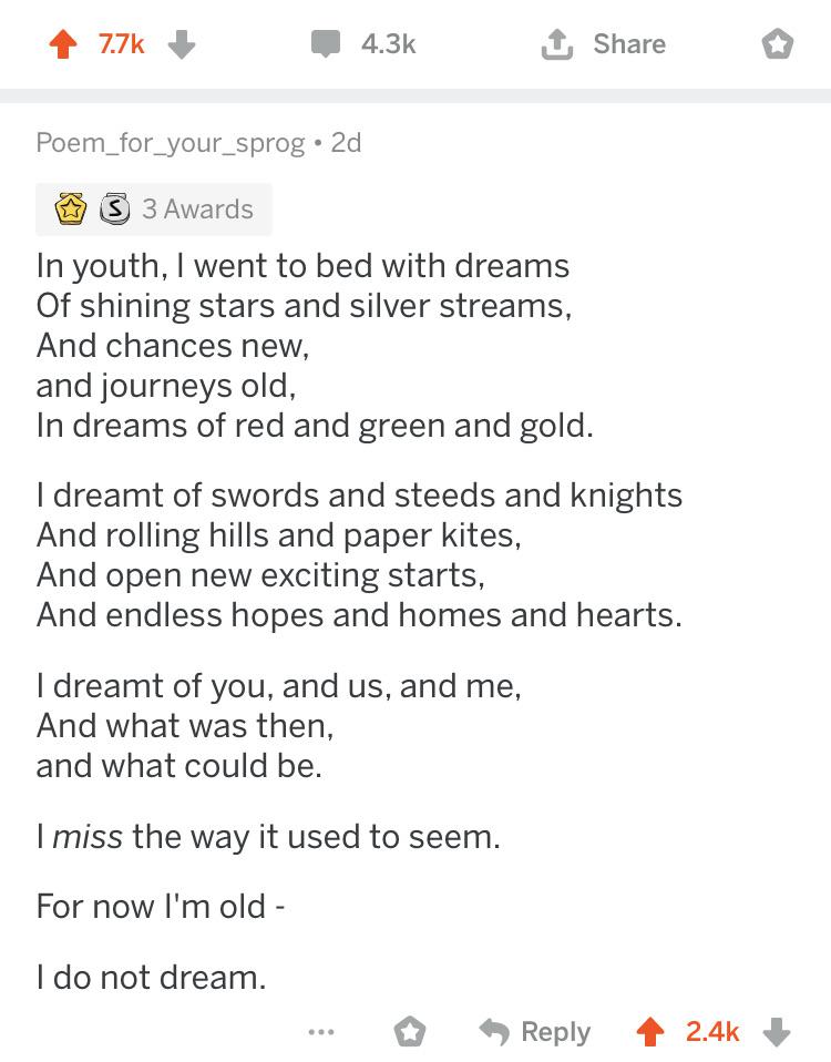 An askreddit about what keeps you up at night Poem_for