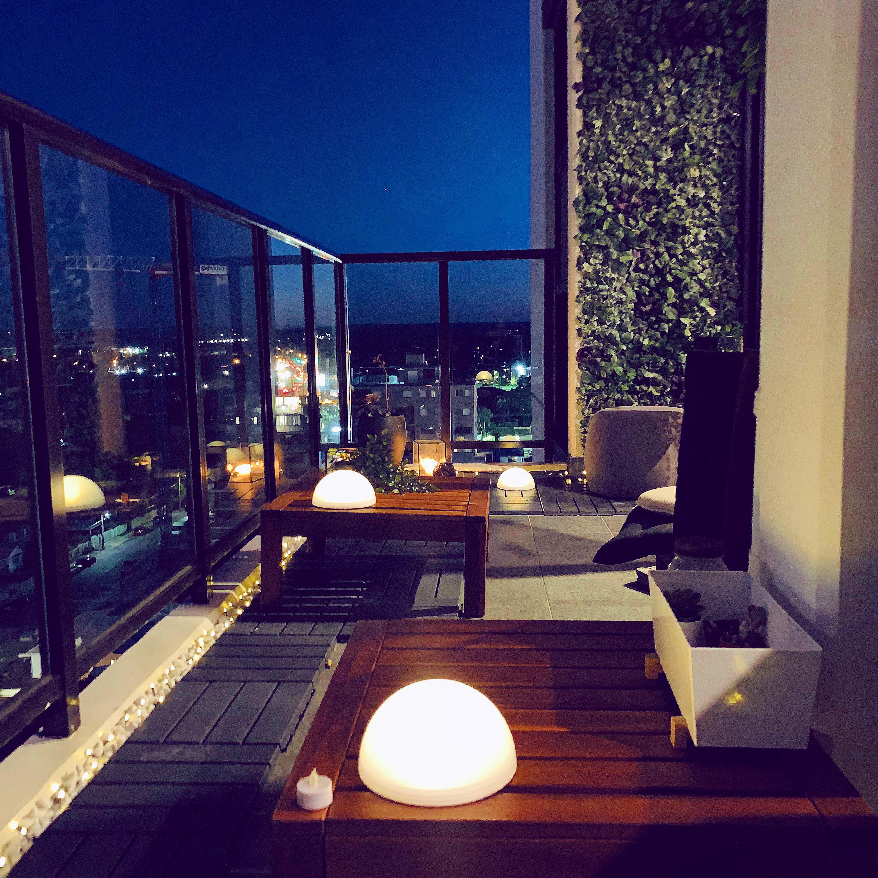 Created this for my apartment balcony space here’s one from when it