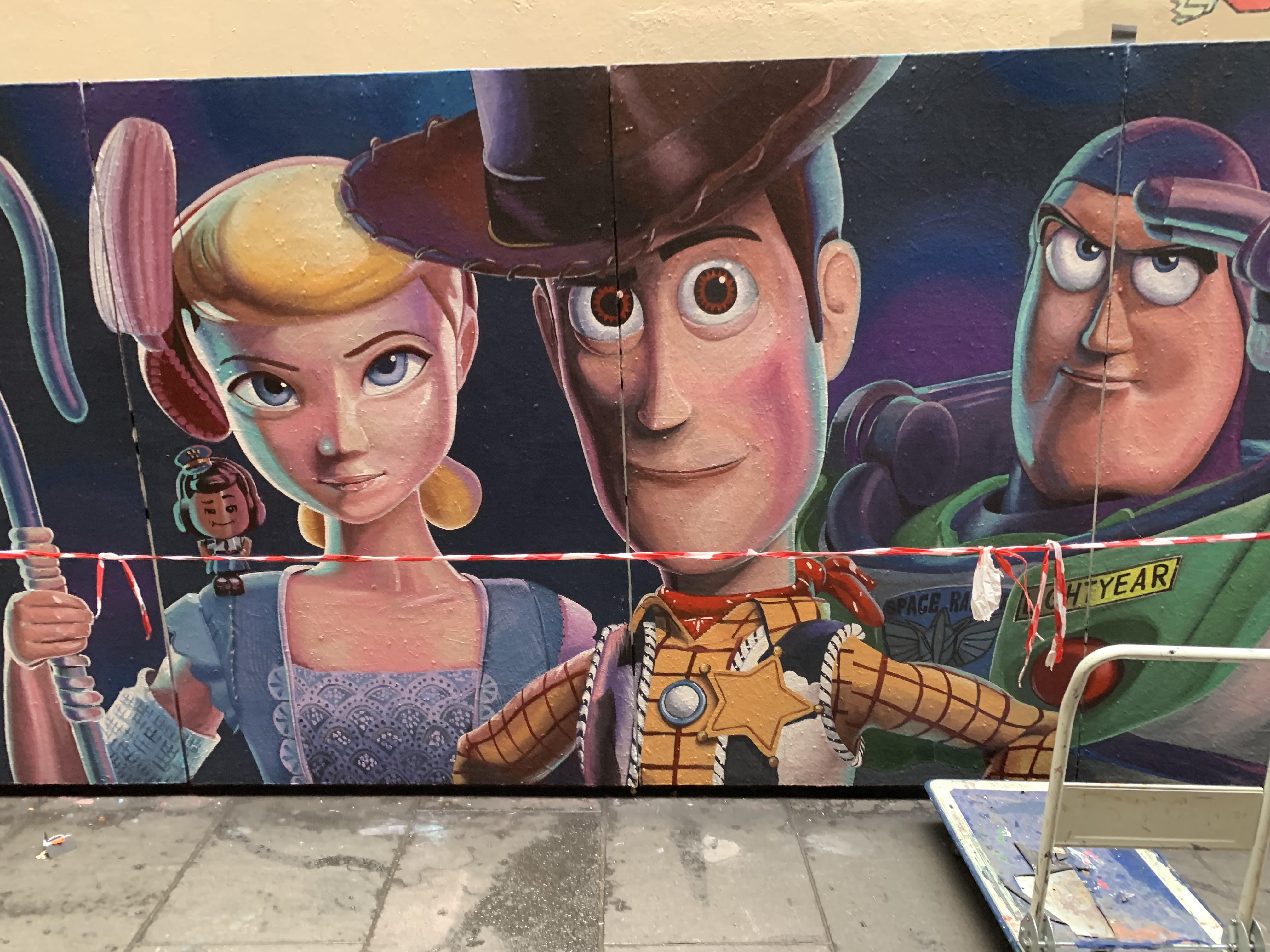 Toy story mural Melbourne Central r/melbourne