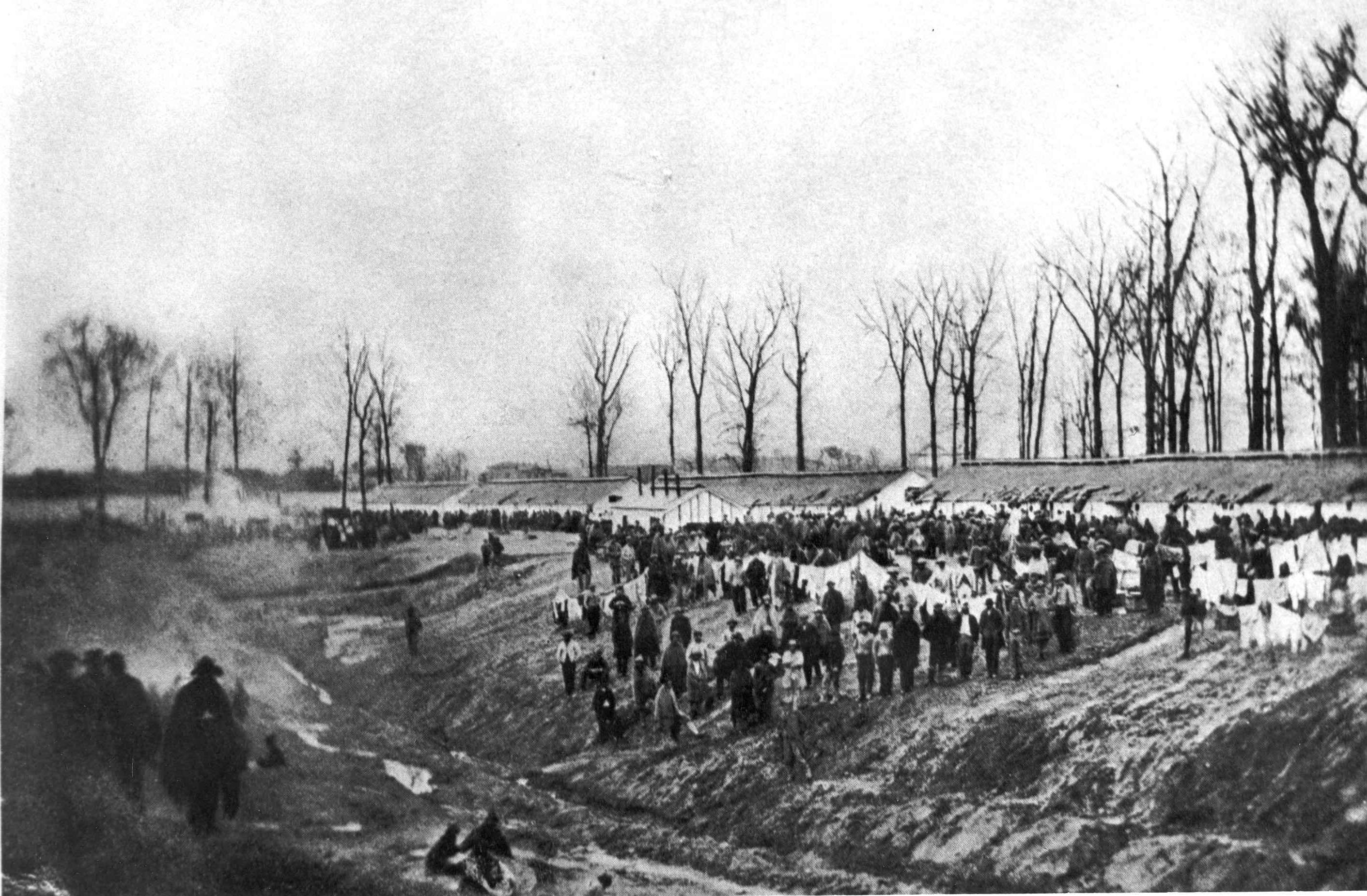 Camp Morton, Civil War POW camp, c. 1863. r/indianapolis