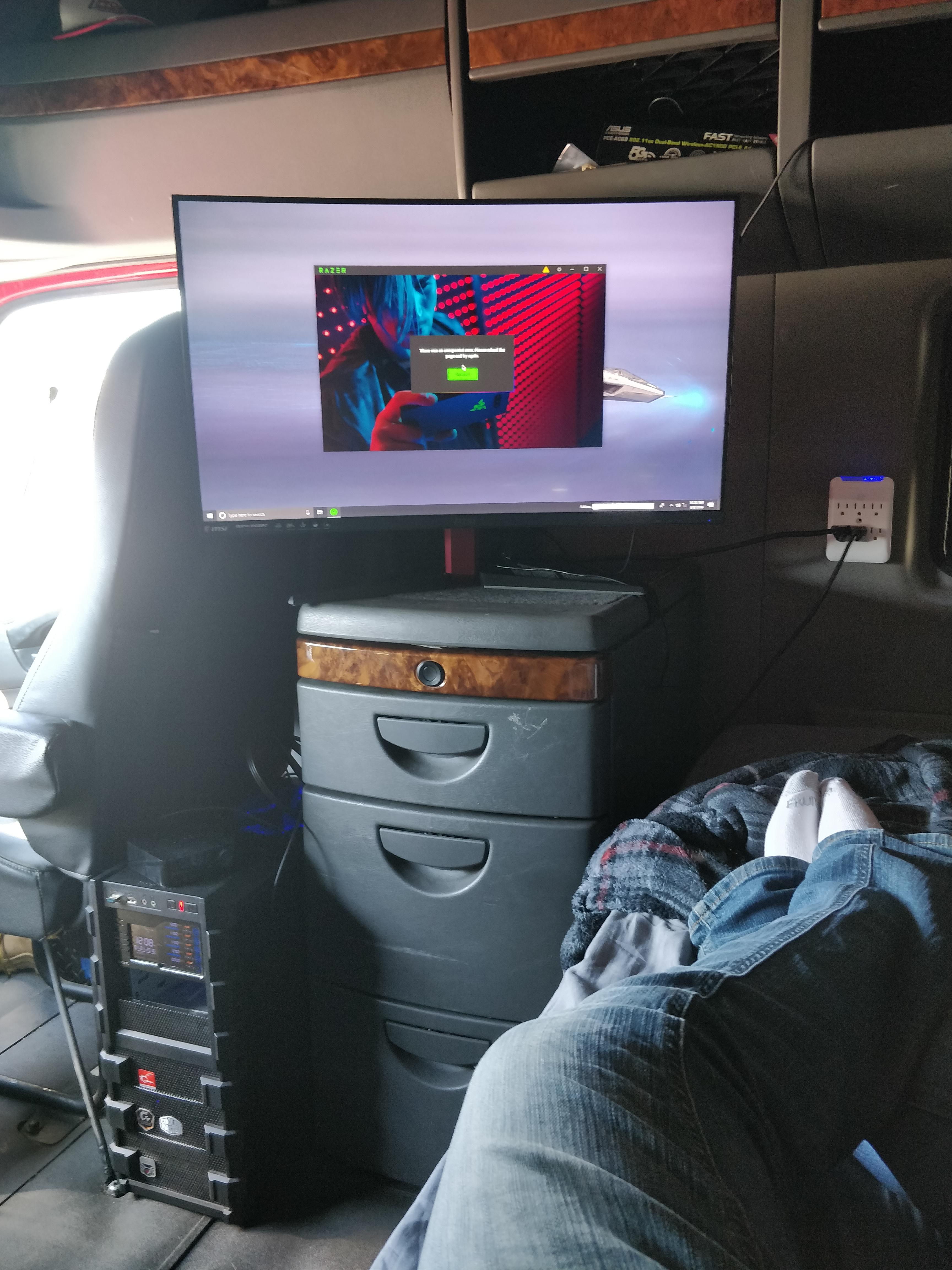 PC Setup in Semitruck pcmasterrace