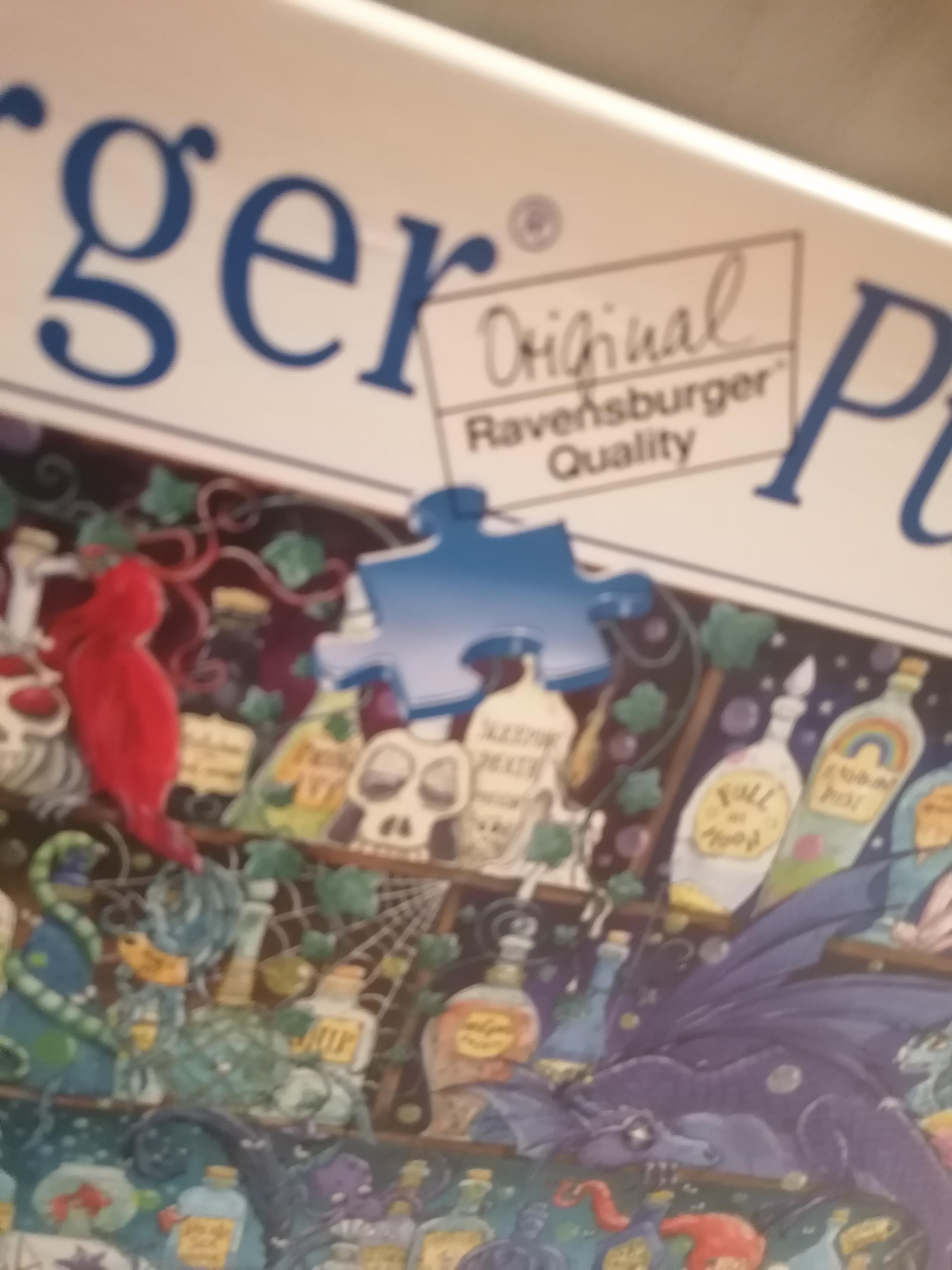 part of the image of my puzzle is obstructed by the logo r