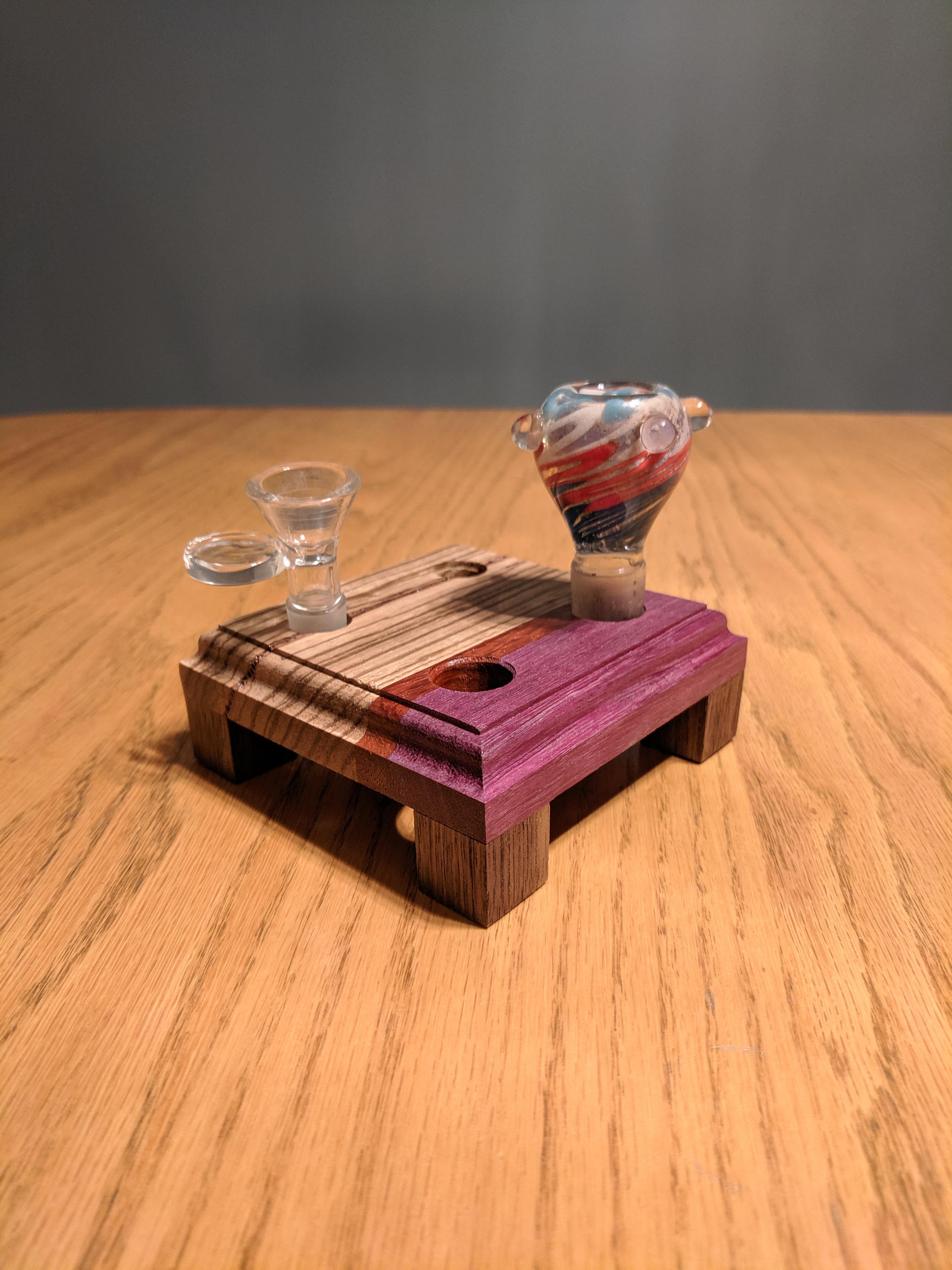 Slide stand / bowl holder I made r/StonerEngineering