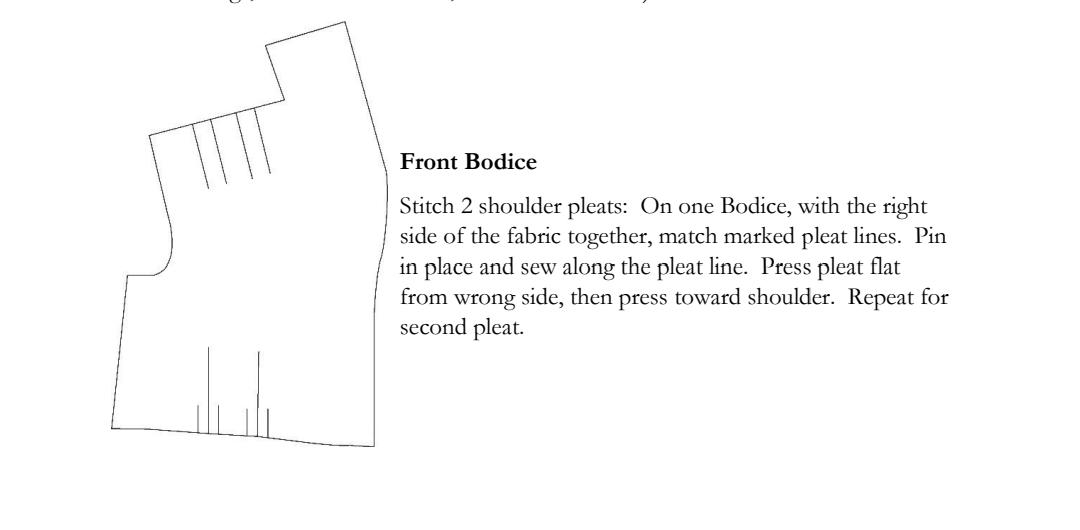 What does 'sew along the pleat line' mean? r/sewing