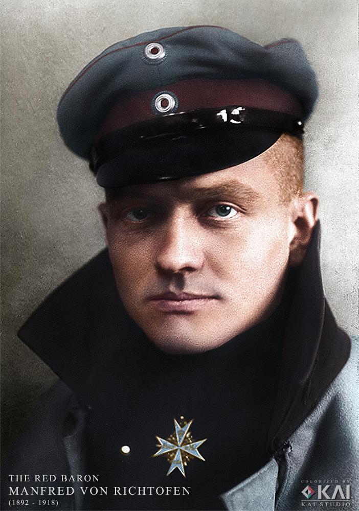 "Red Baron" Manfred von Richthofen, ace fighter pilot of the German Air