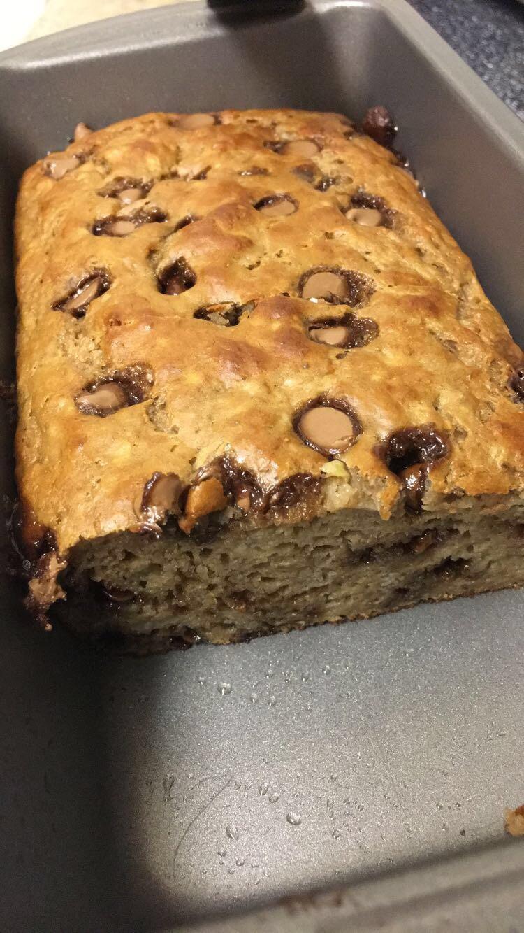 Chocolate protein banana bread! 120 calories per slice
