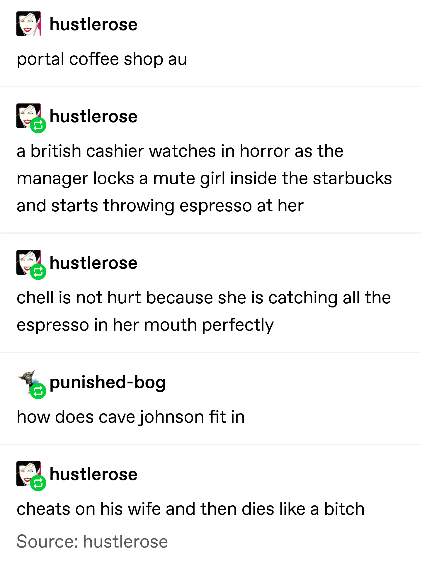 Coffee shop AU r/tumblr