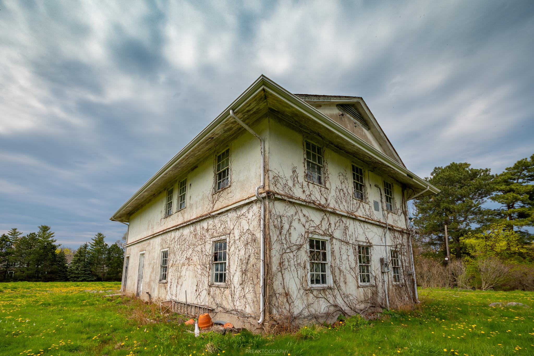 One of Several Abandoned Buildings on a Large Unused Plot of Land in