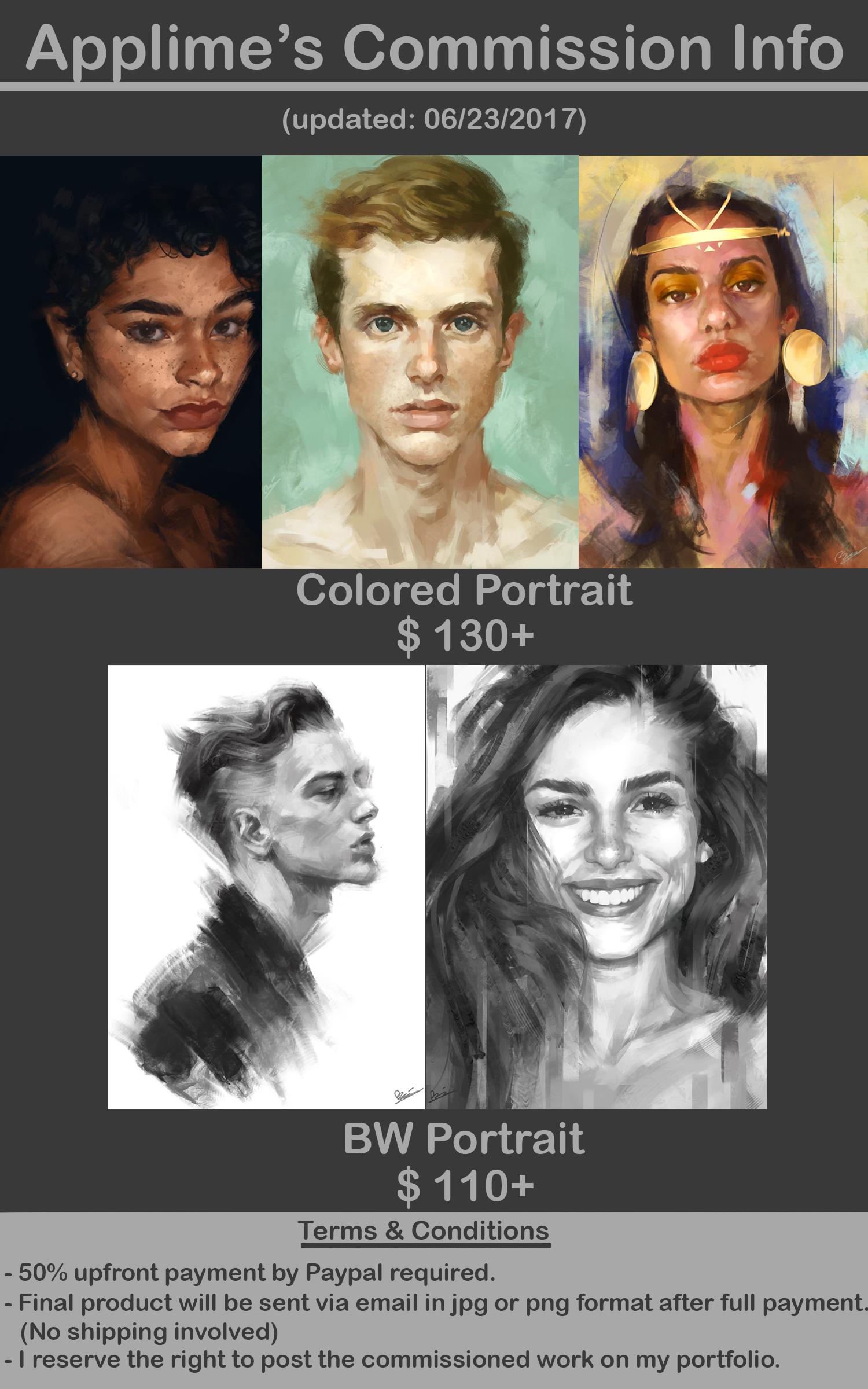 Open for digital portrait commission ) r/HungryArtists