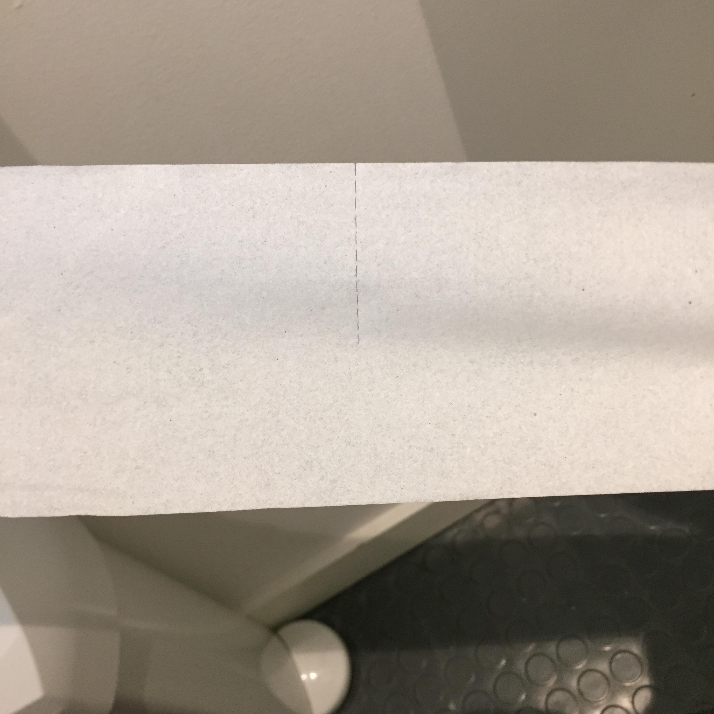 Only half of this toilet paper is perforated r/mildlyinteresting