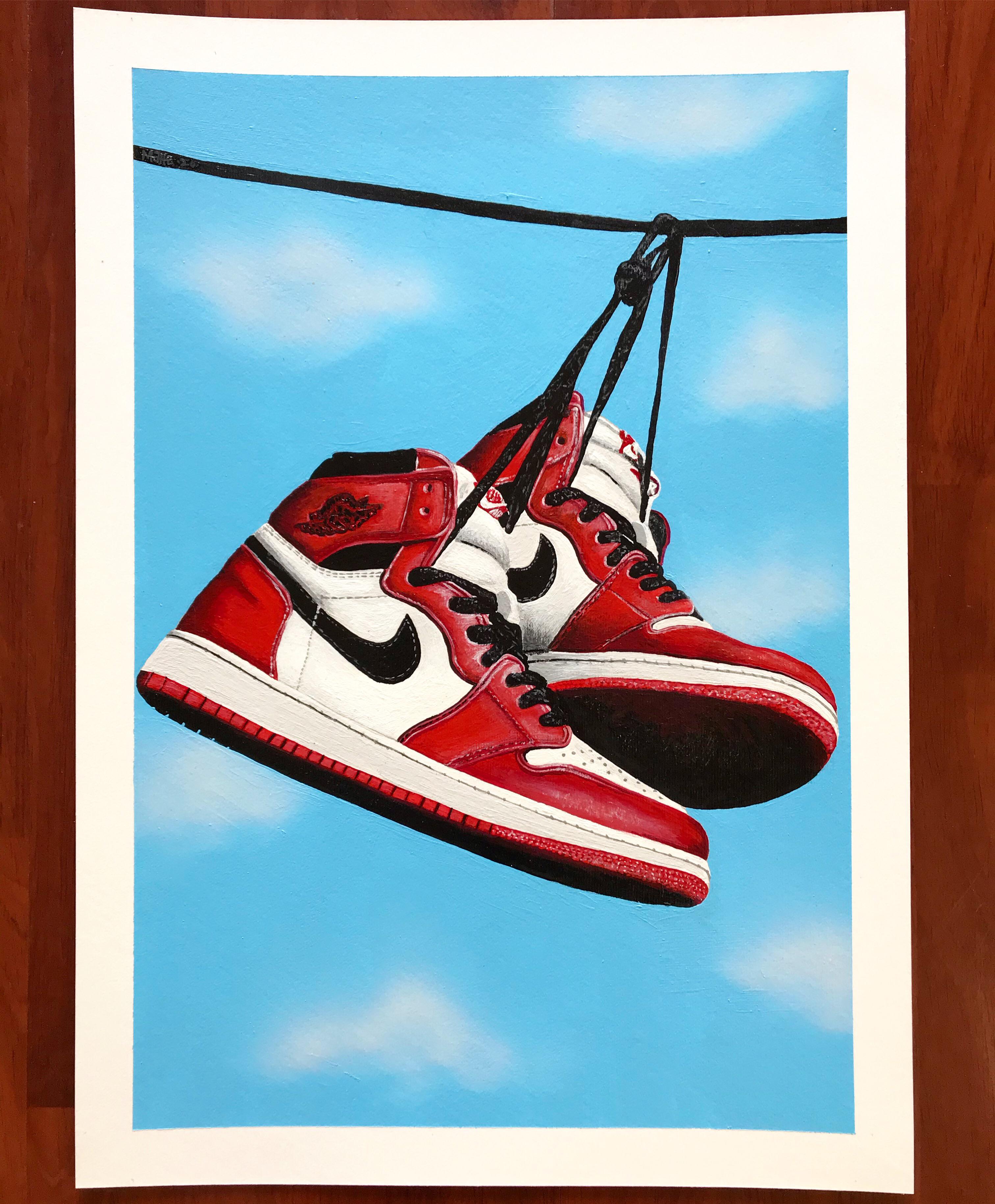 Just finished this painting on A3 canvas paper. Aerosol and acrylic