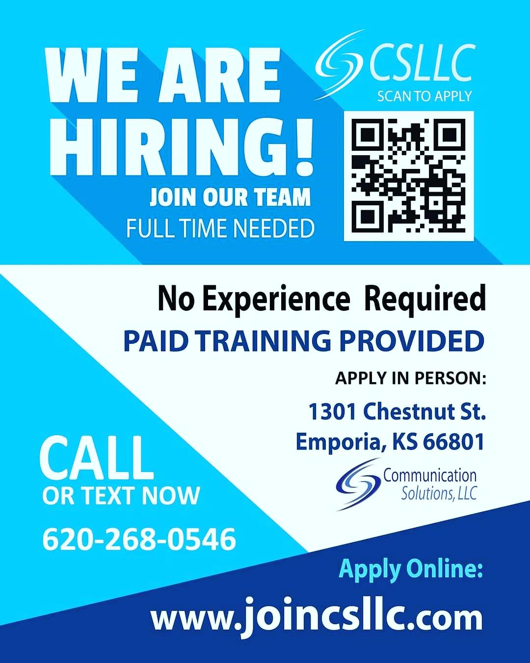 Hiring in Emporia r/Emporia