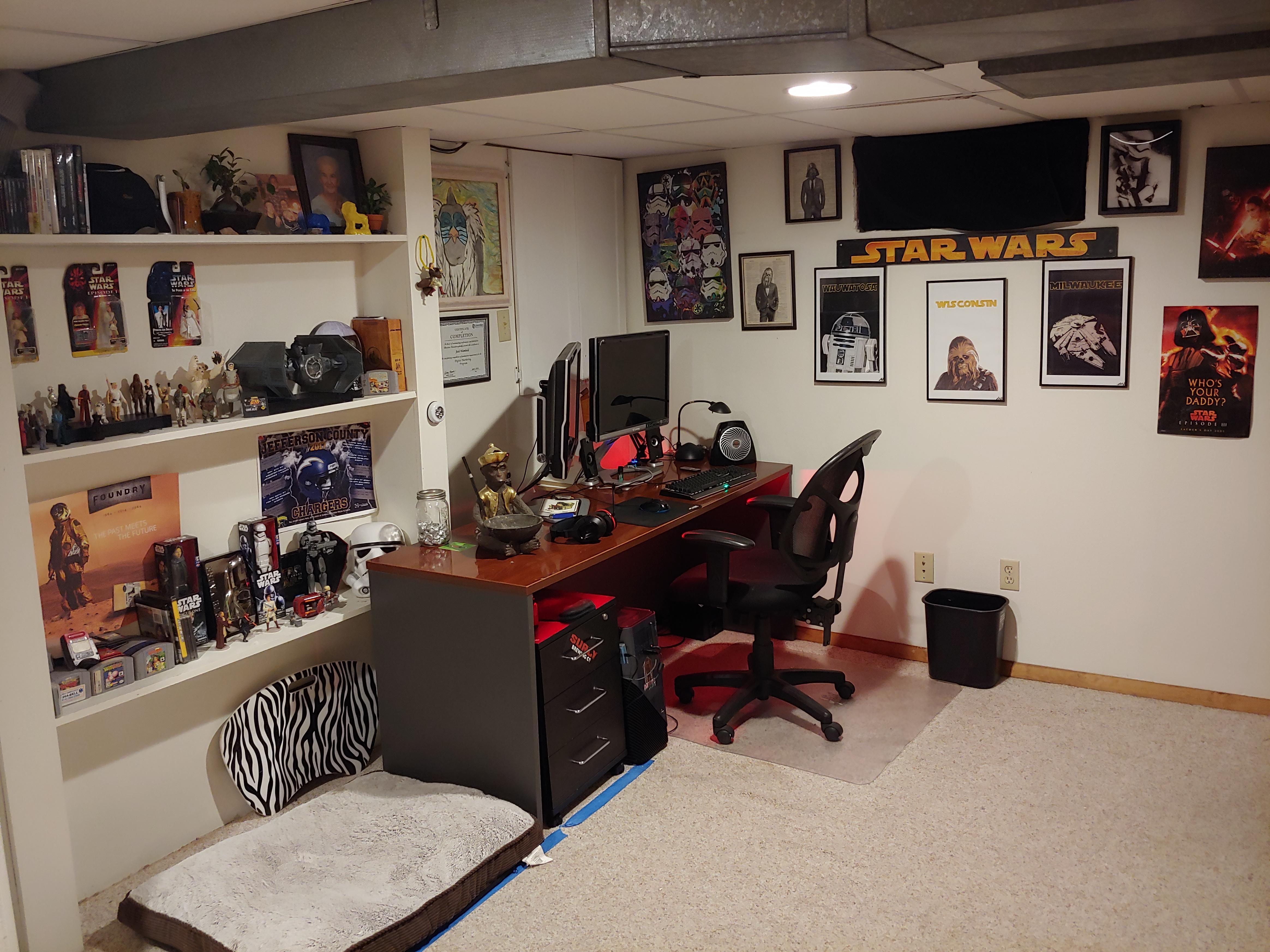 My little Star Wars themed office. StarWars