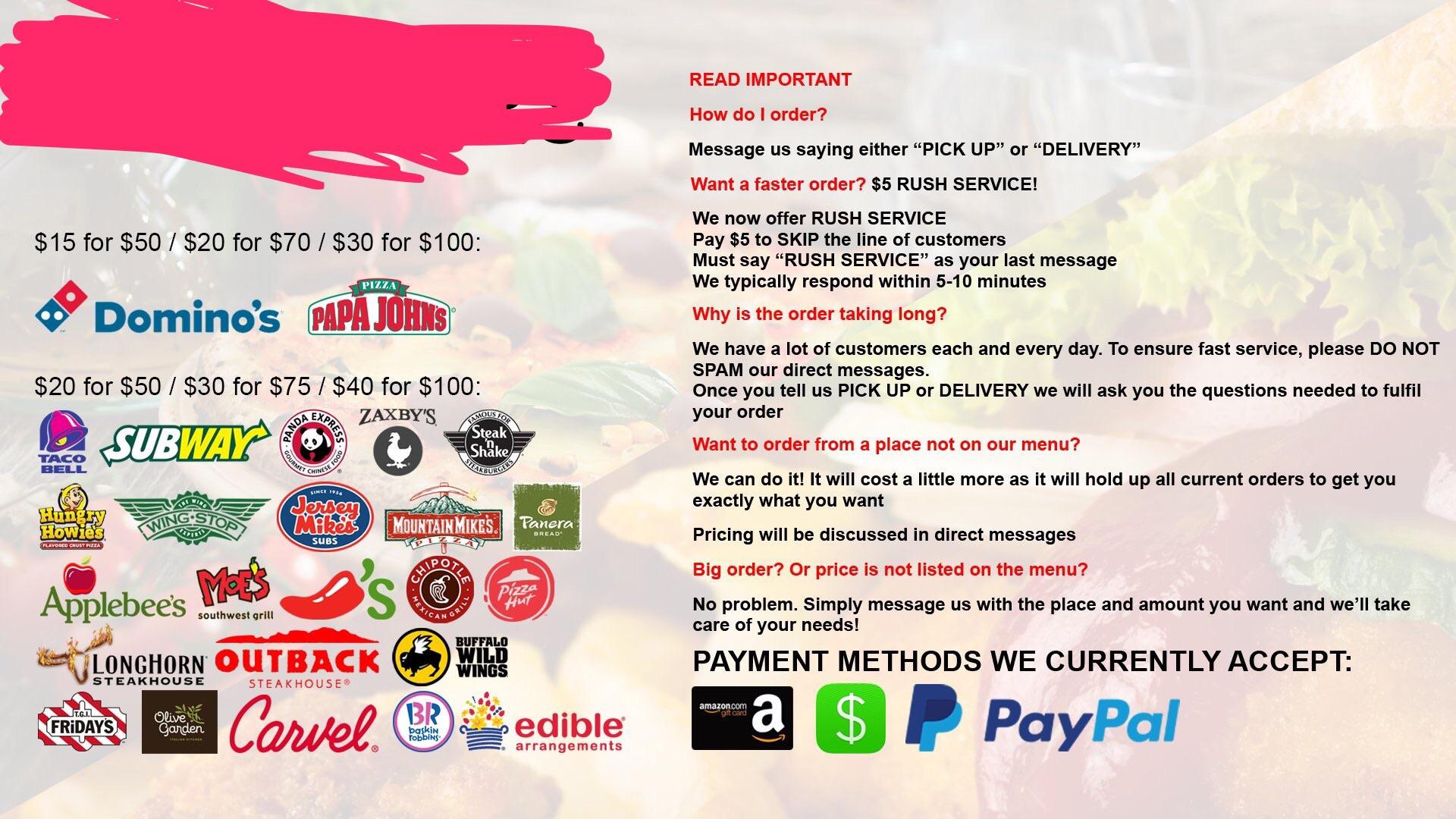 Extremely cheap fast food? r/Scams