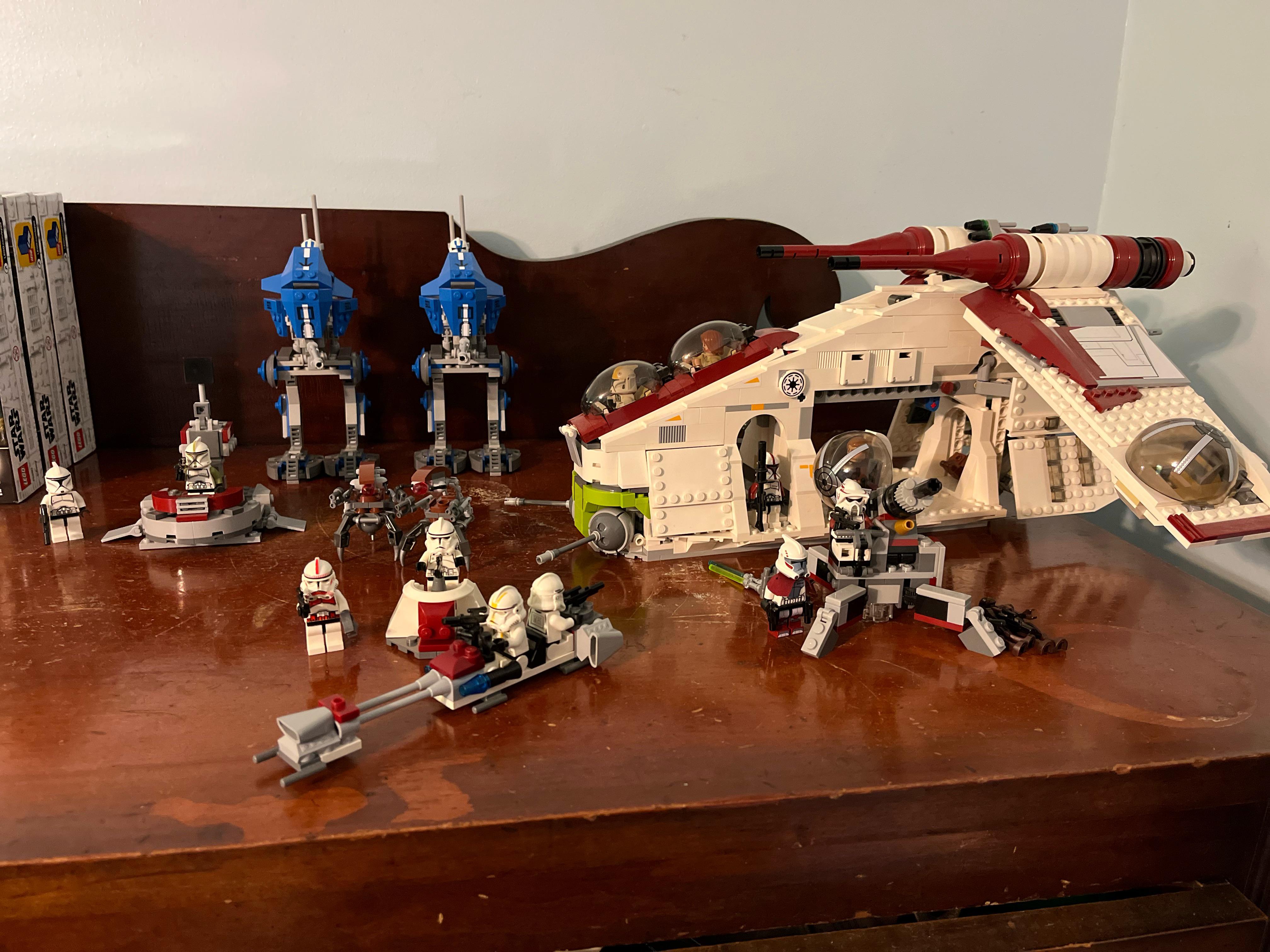 Rebuilt some of my old Lego Star Wars sets! r/legostarwars