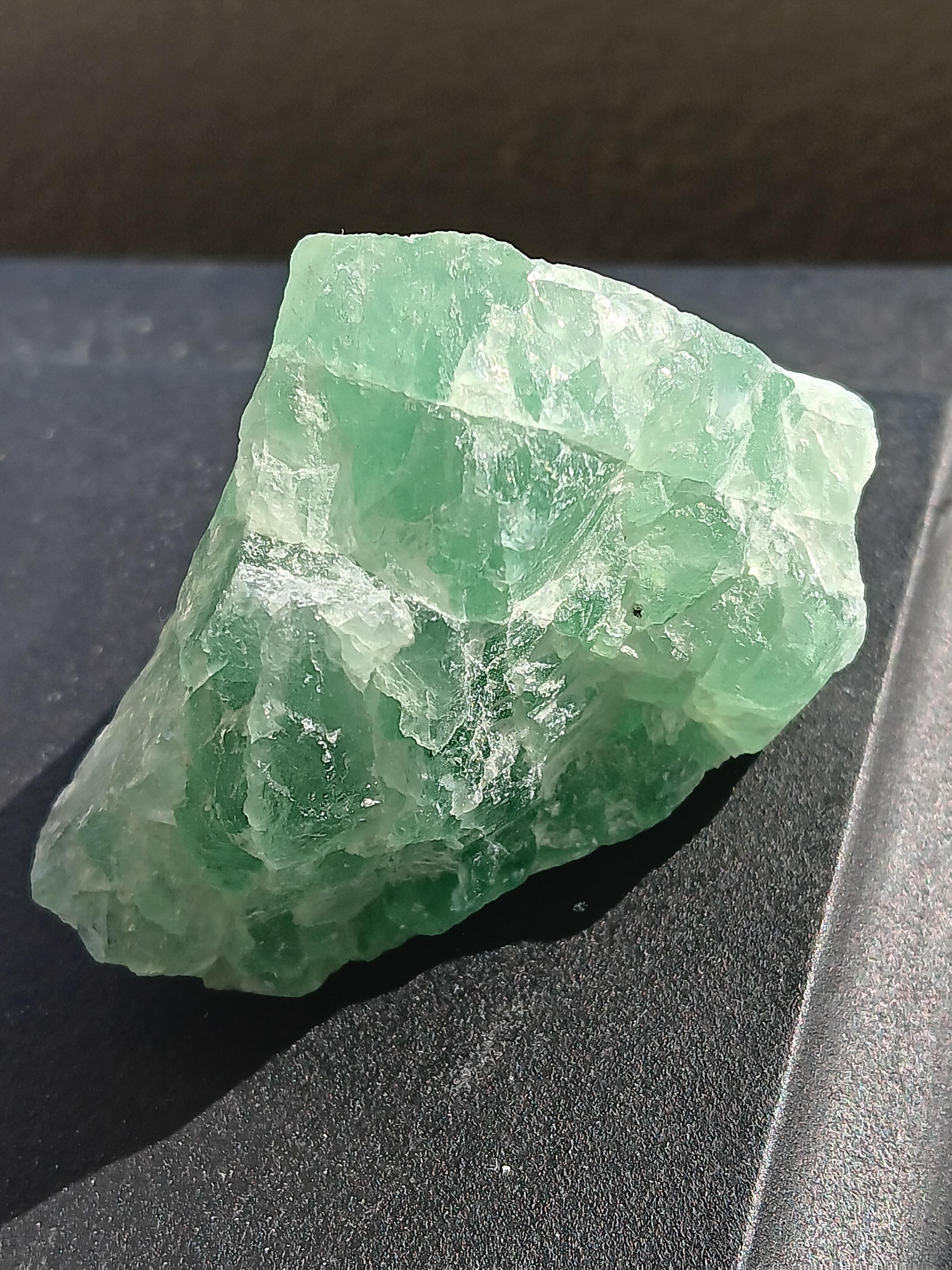 Is this green fluorite legit? I'm new to learning about crystals and