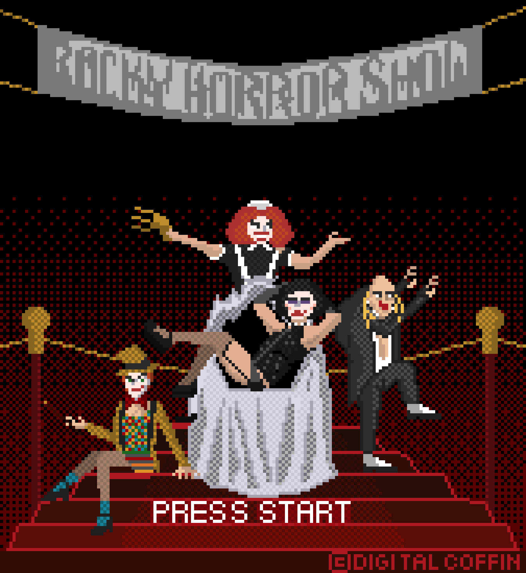 'Rocky Horror Picture Show' Píxel Art Tribute [made by me] r/HorrorMovies