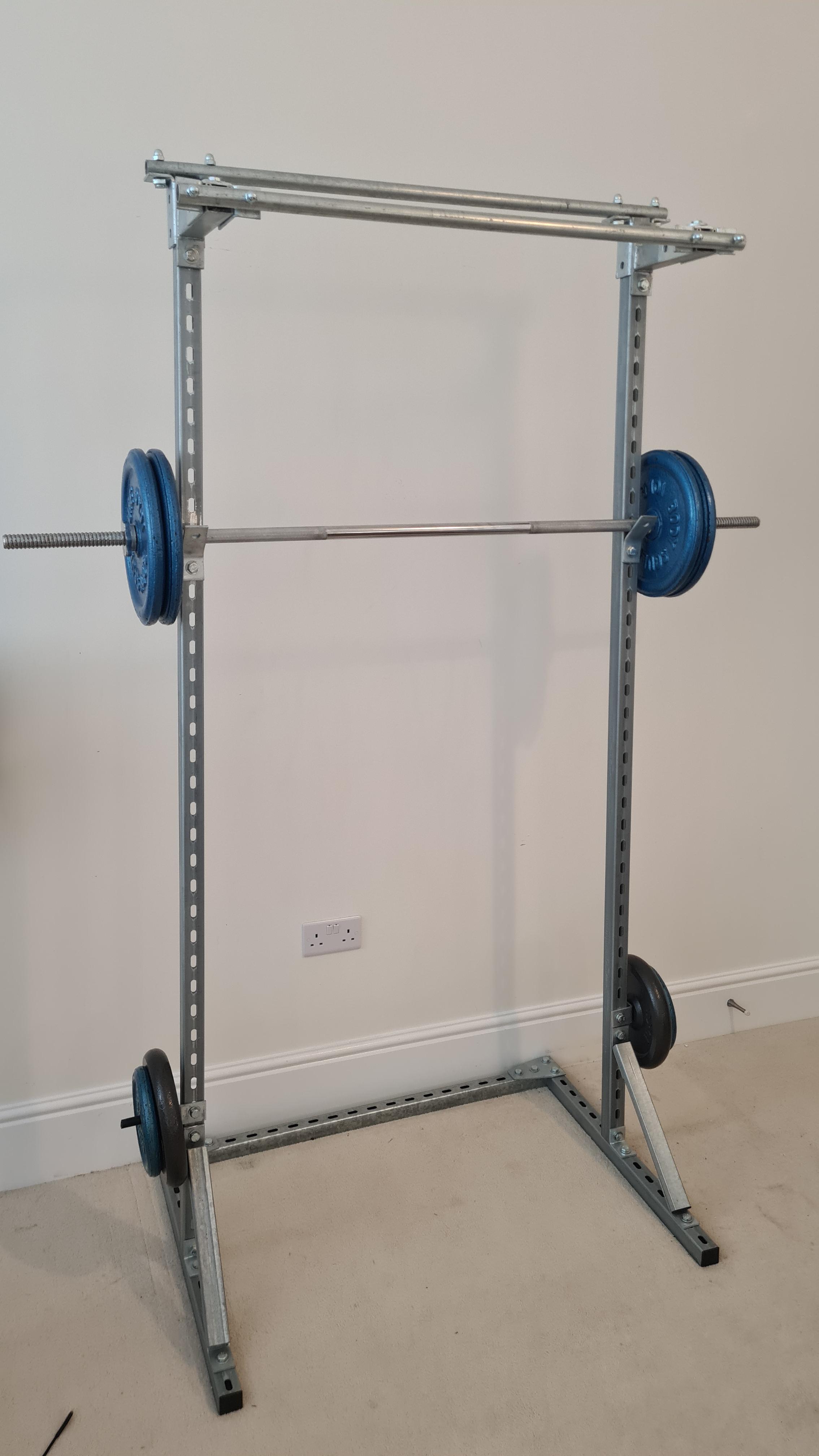 Covis era unistrut squat rack r/DIYgymequipment