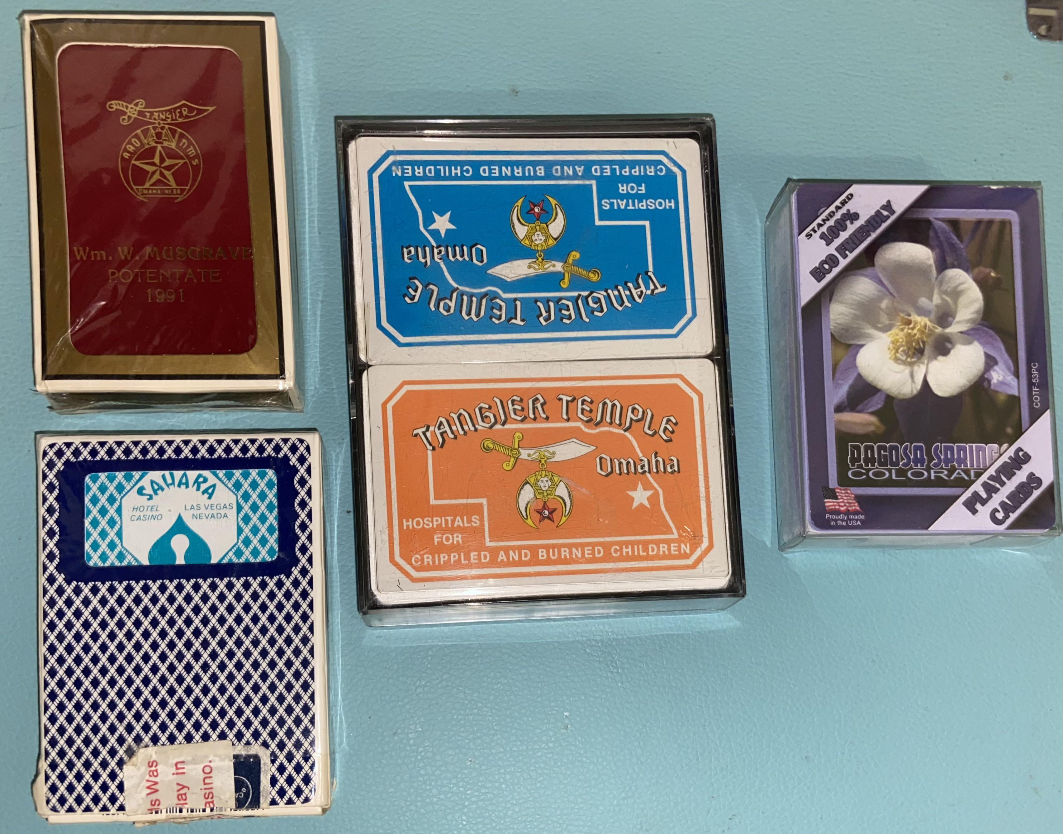 Todays yard sale finds r/playingcards