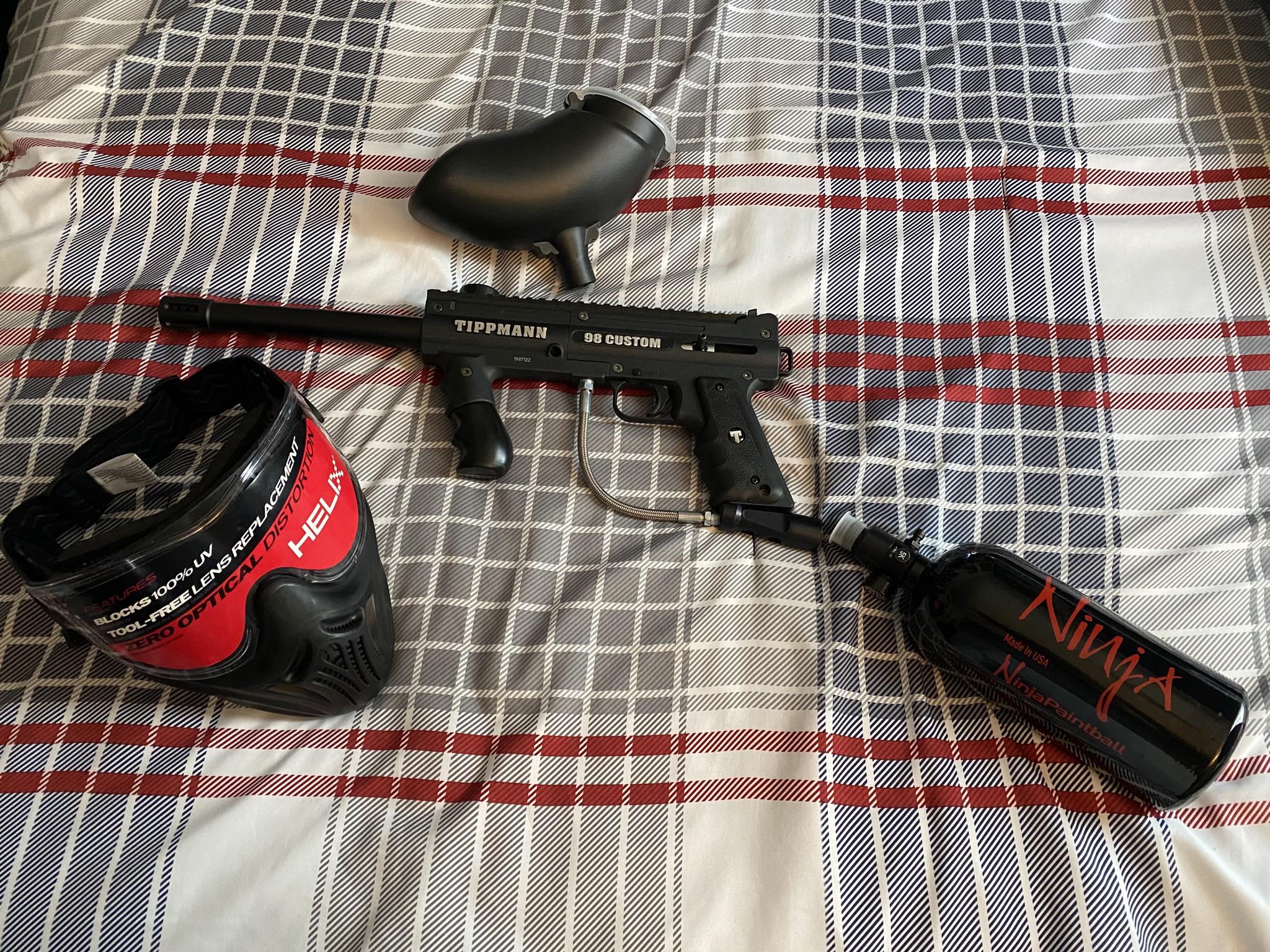 My very first paintball setup r/paintball