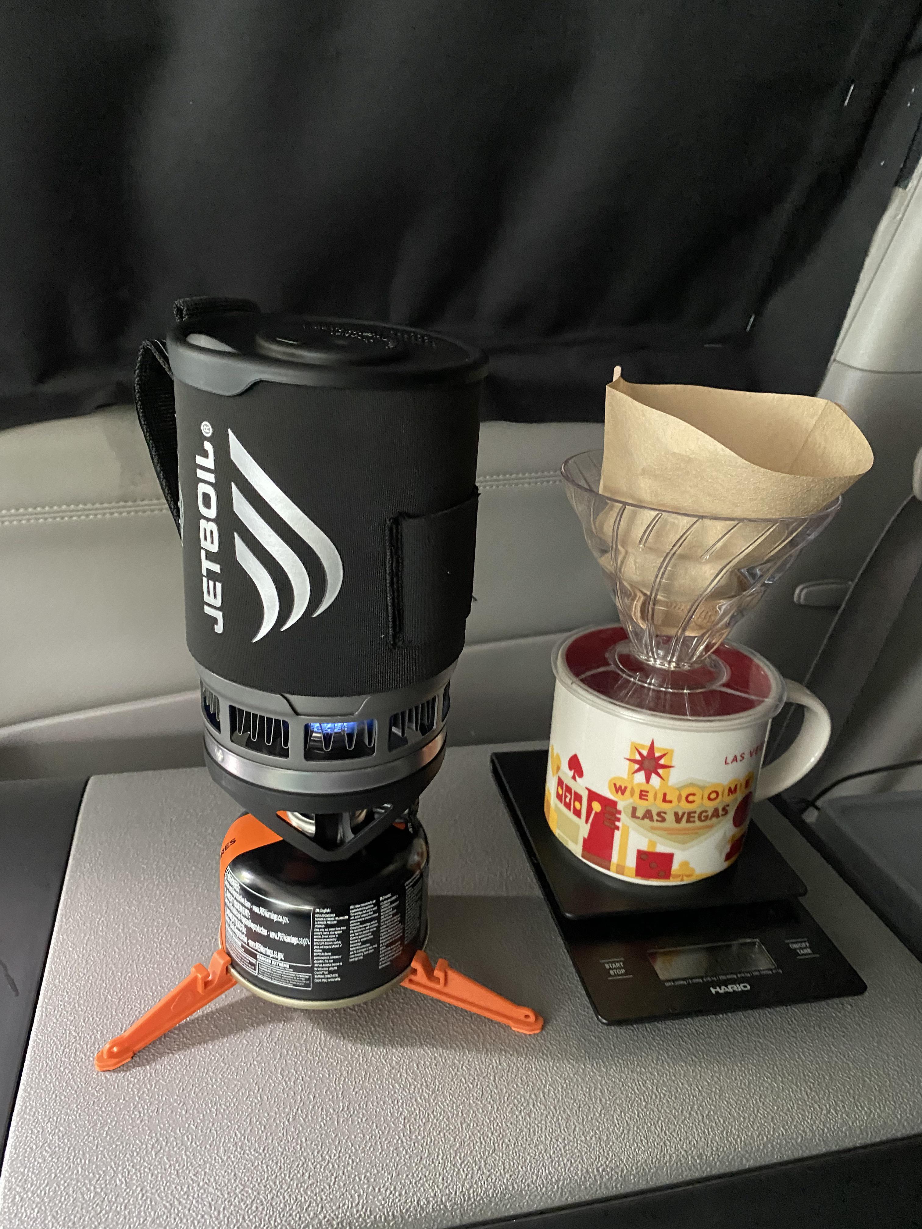My favorite purchase so far! Jet boil for coffee addicts r/vandwellers