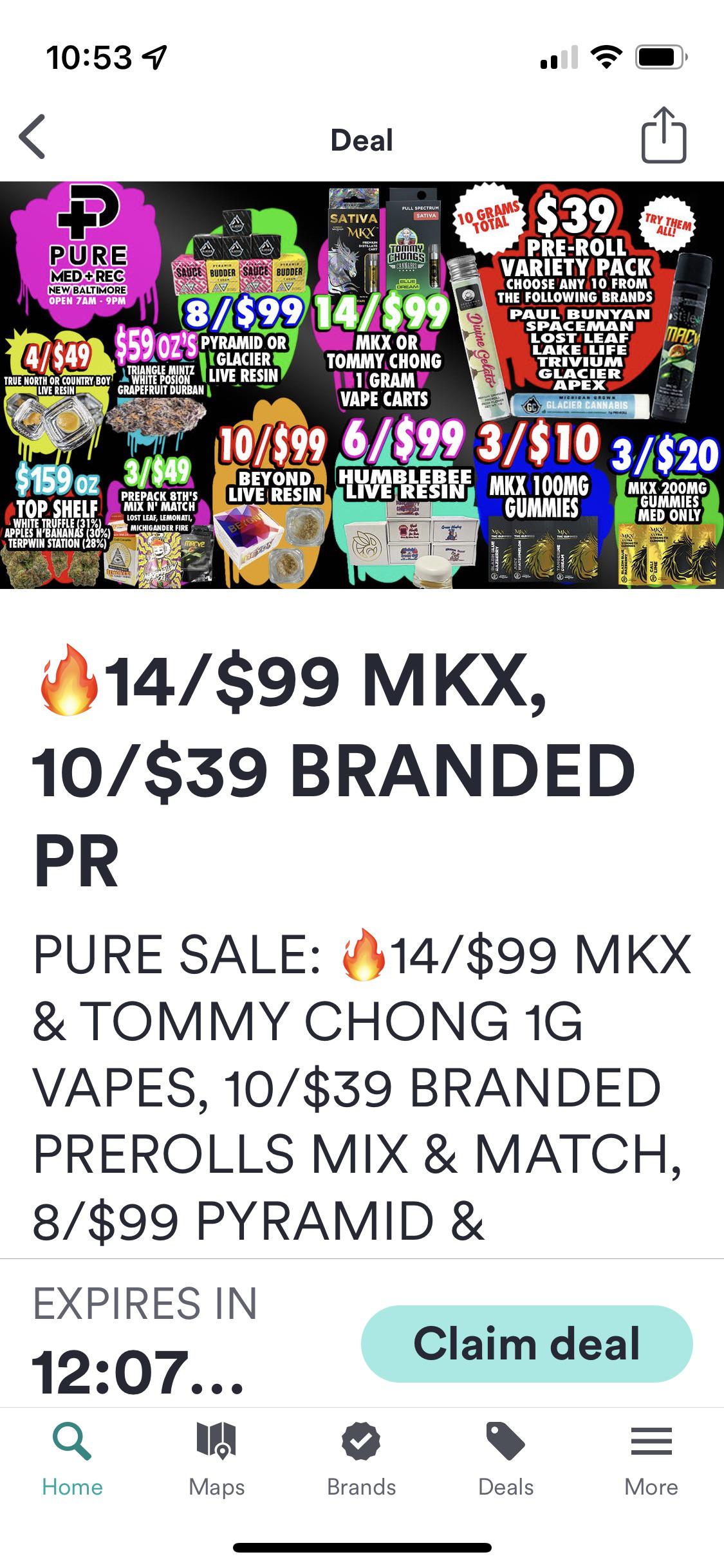 14 carts for 99. Wow. Too bad it’s a crap brand. MKX at puff new Baltimore r/Michigents