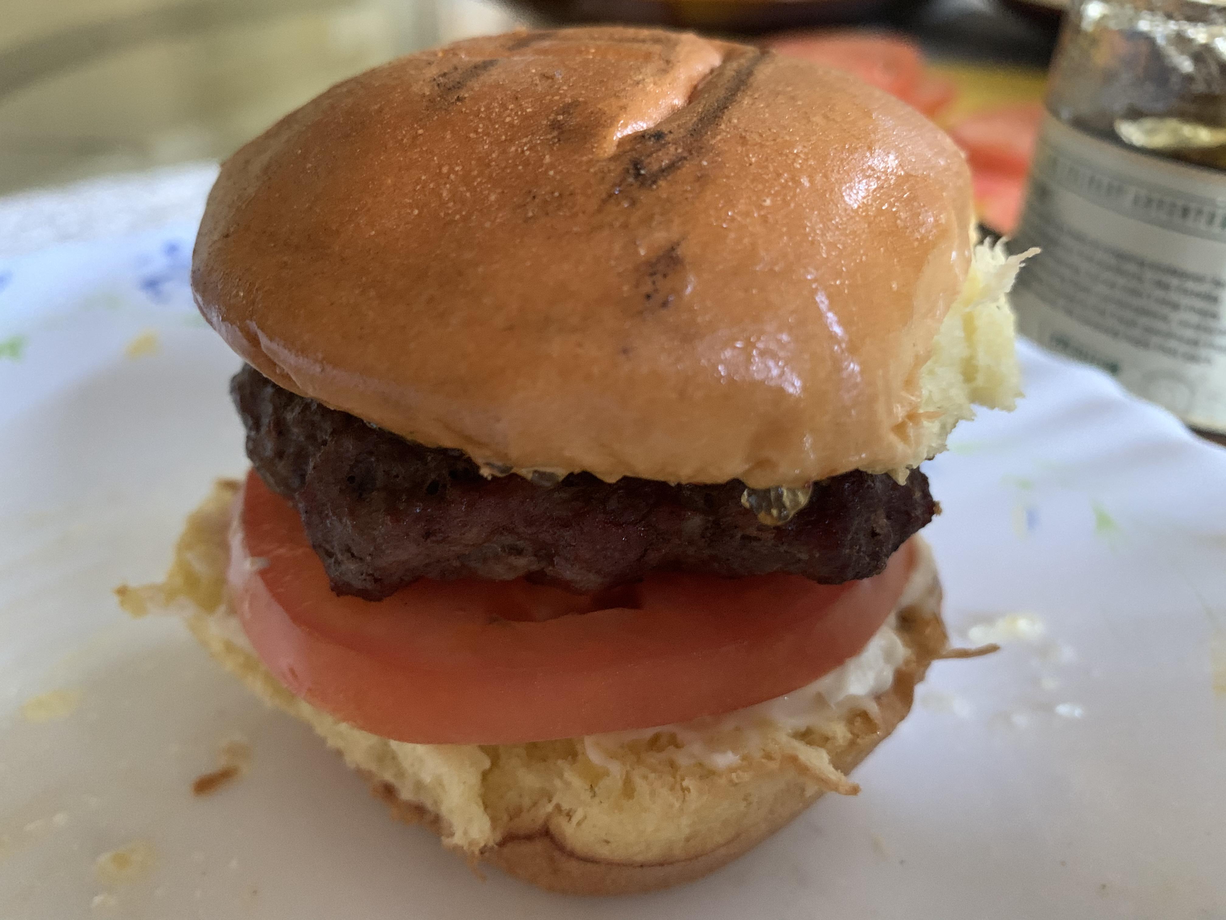 I had tried a burger called the Danny Laruso at Jack Brown’s in Roanoke, VA. Decided to recreate