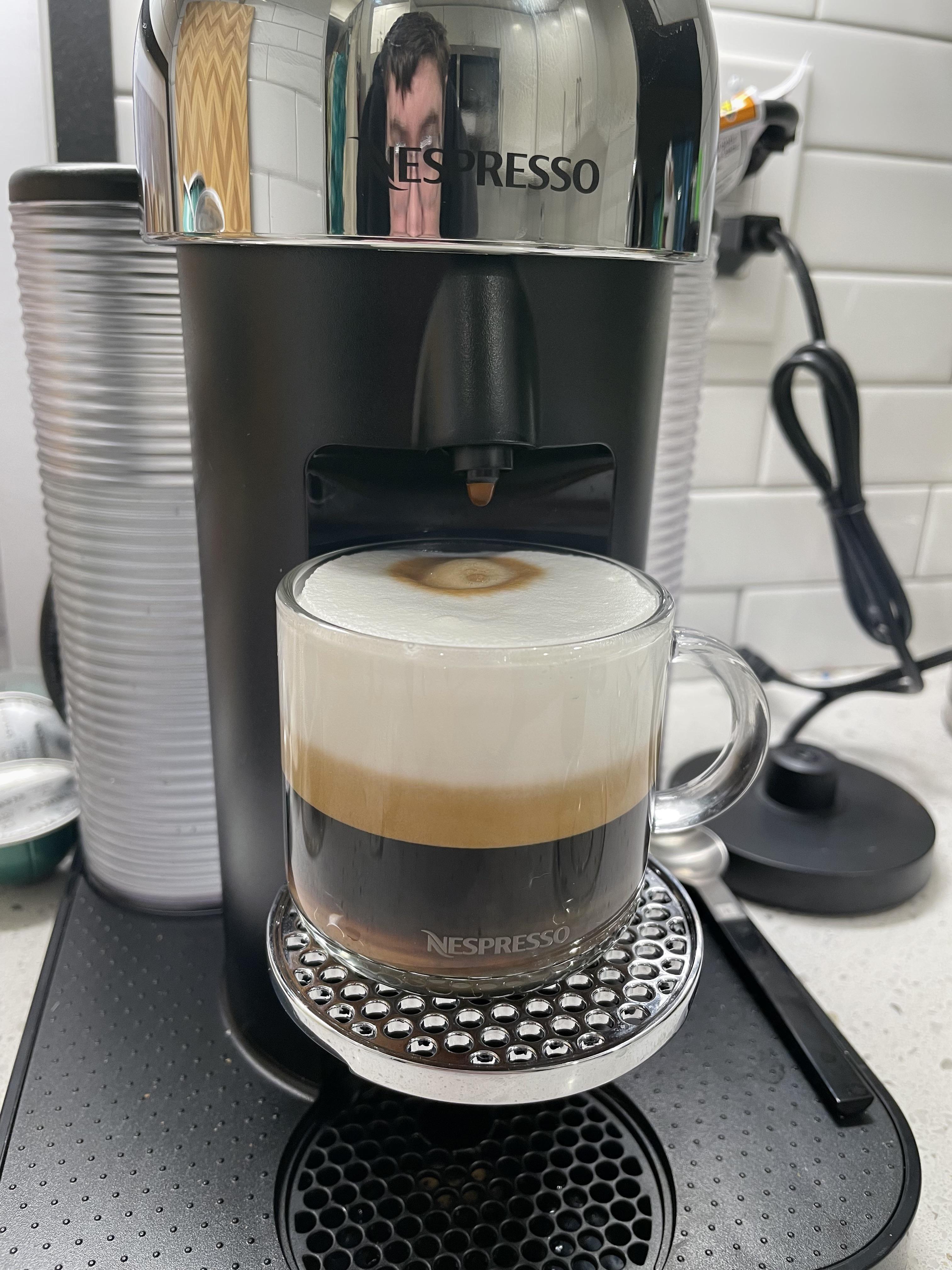 It’s beautiful. First Nespresso machine. nespresso