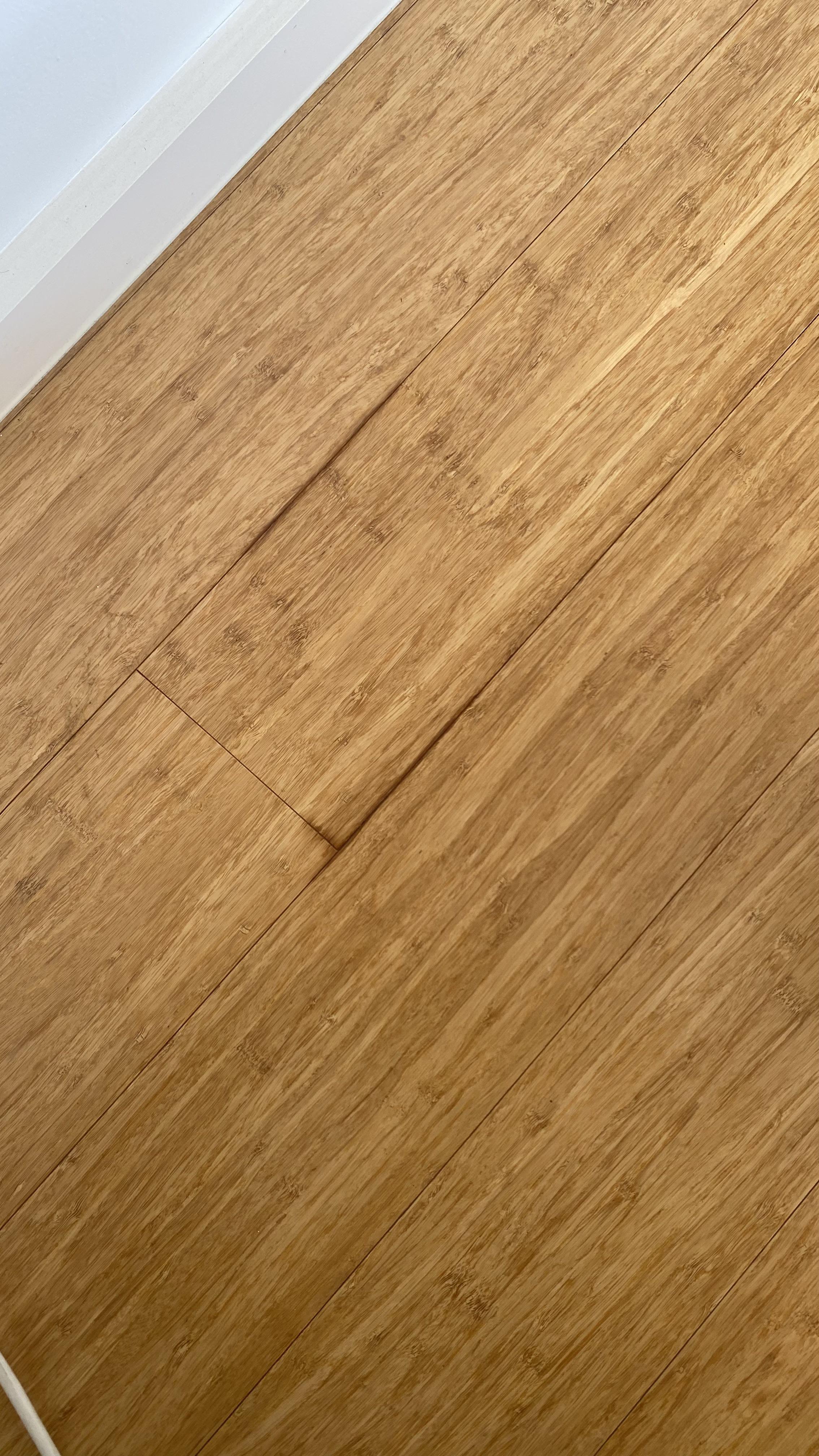 How to fix these laminate floorboards after my partner left a wet mop on them for days? r/fixit