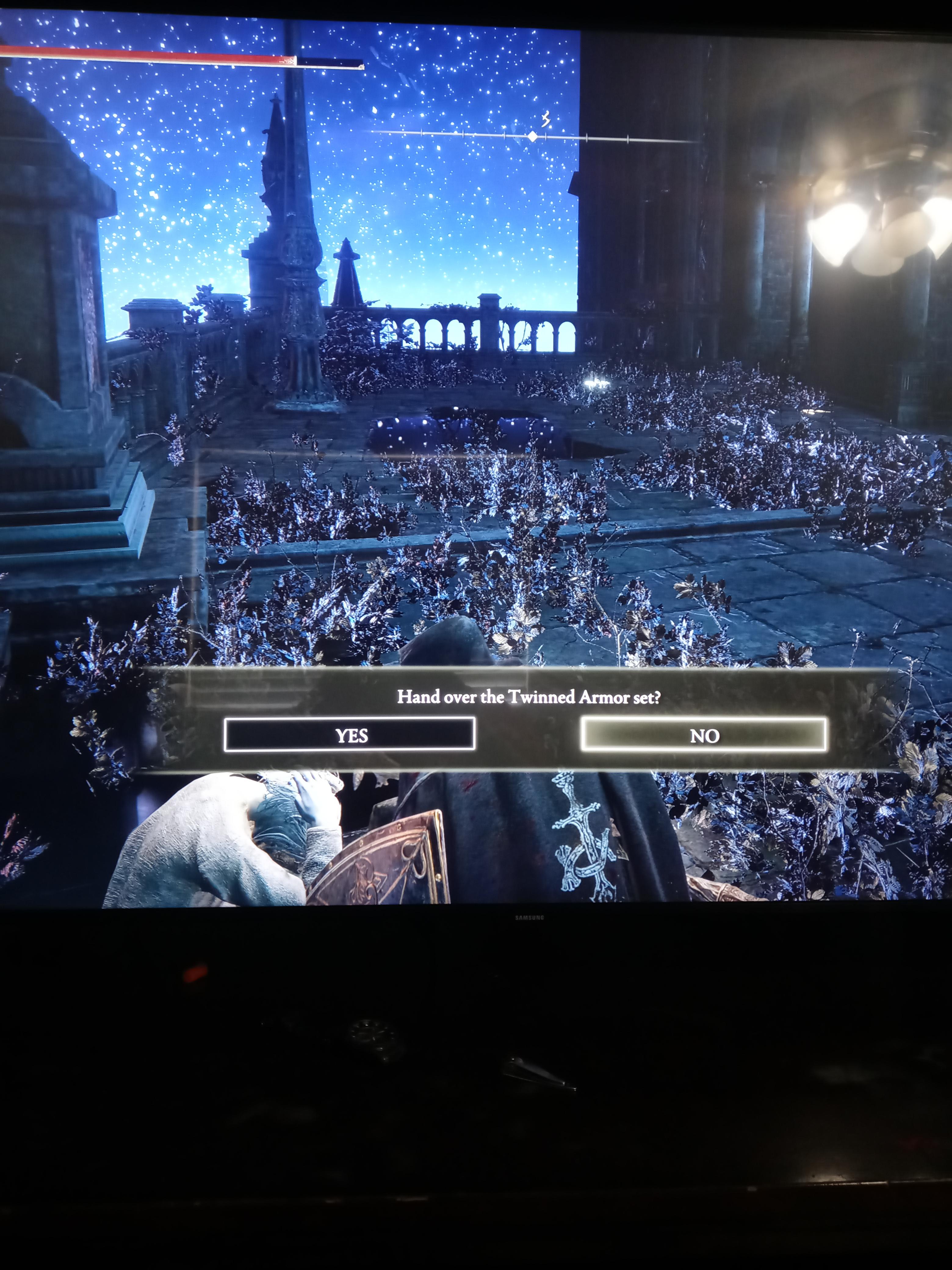 Twinned Armor Set should I hand it over r/Eldenring