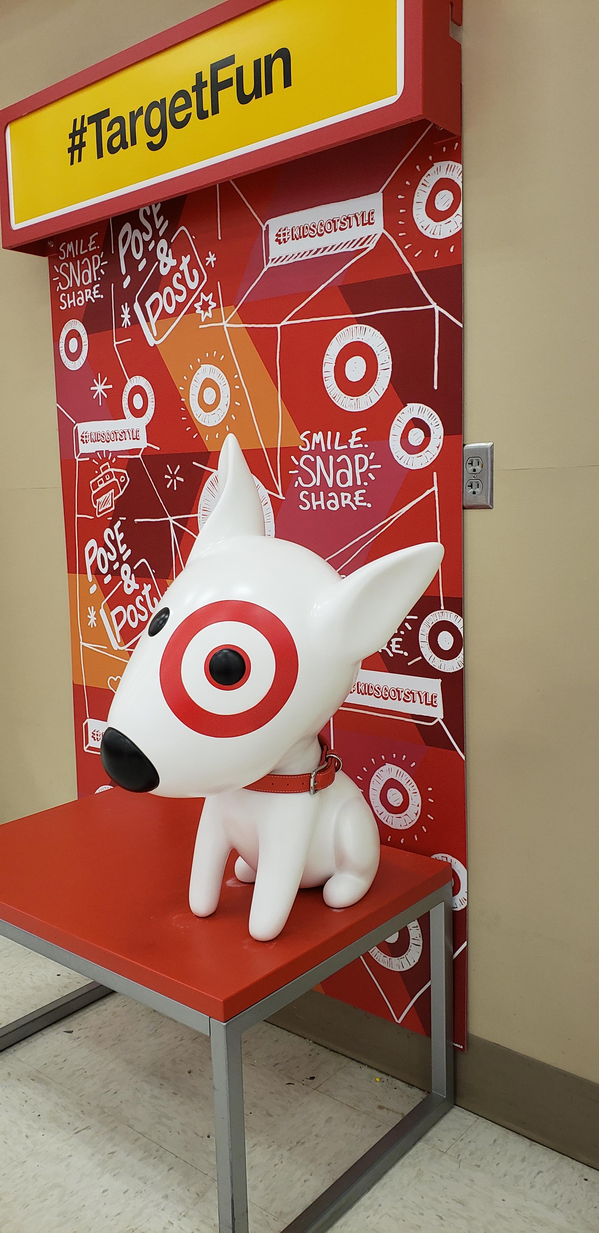 We got our new dog in and he's like the cute big headed dog from