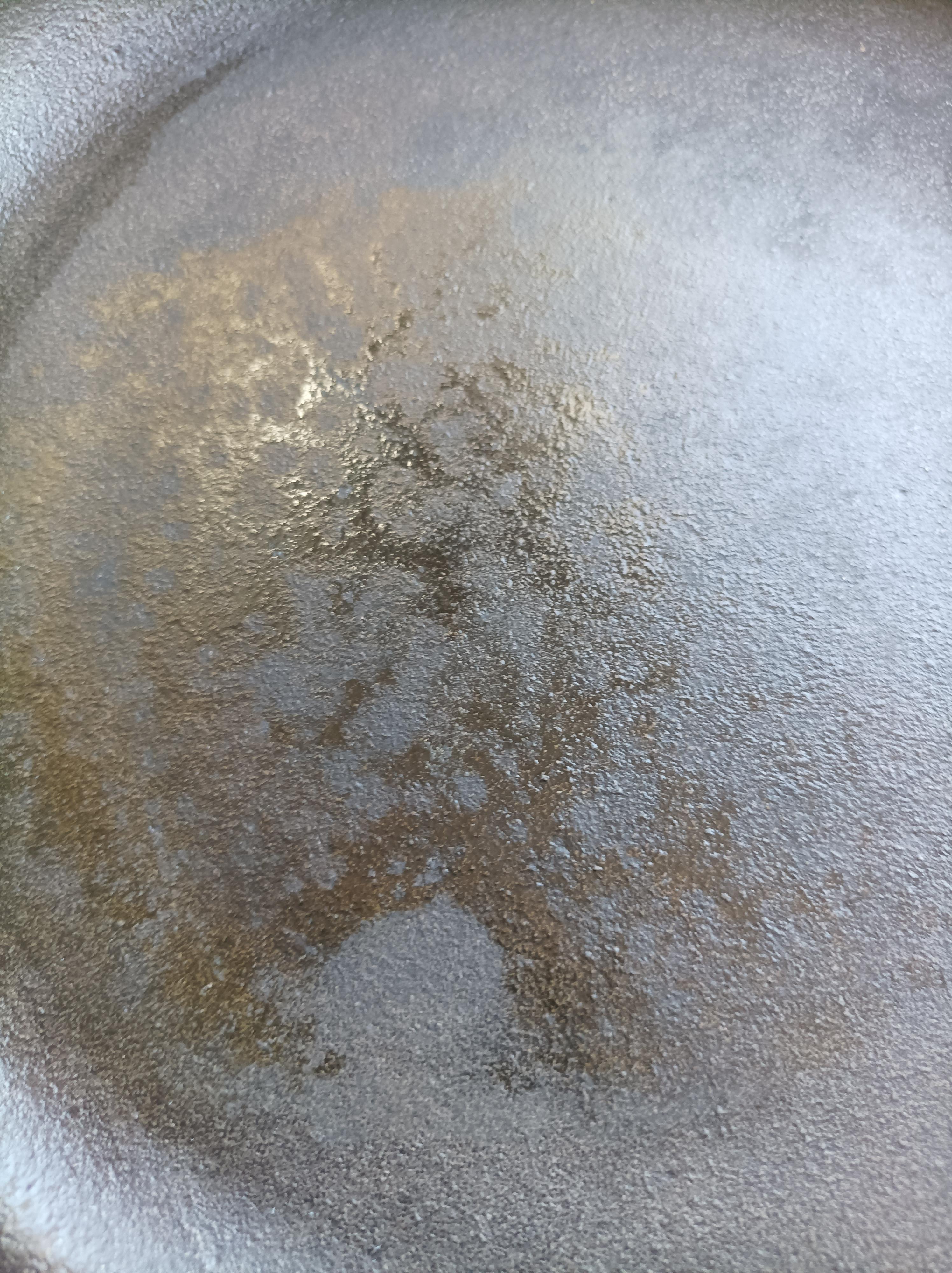 Sticky residue on cast iron? r/castiron