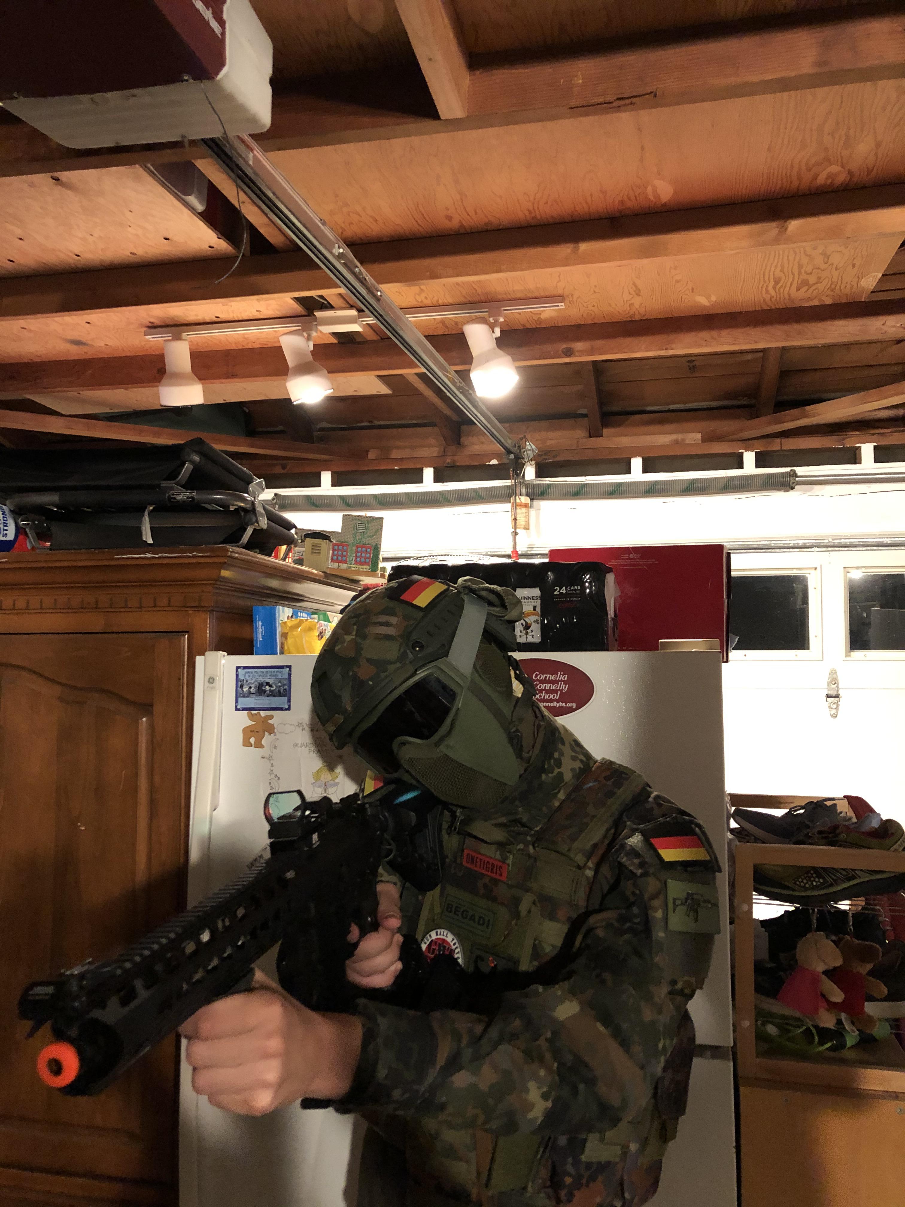 I went and played airsoft for the first time yesterday, and ended up