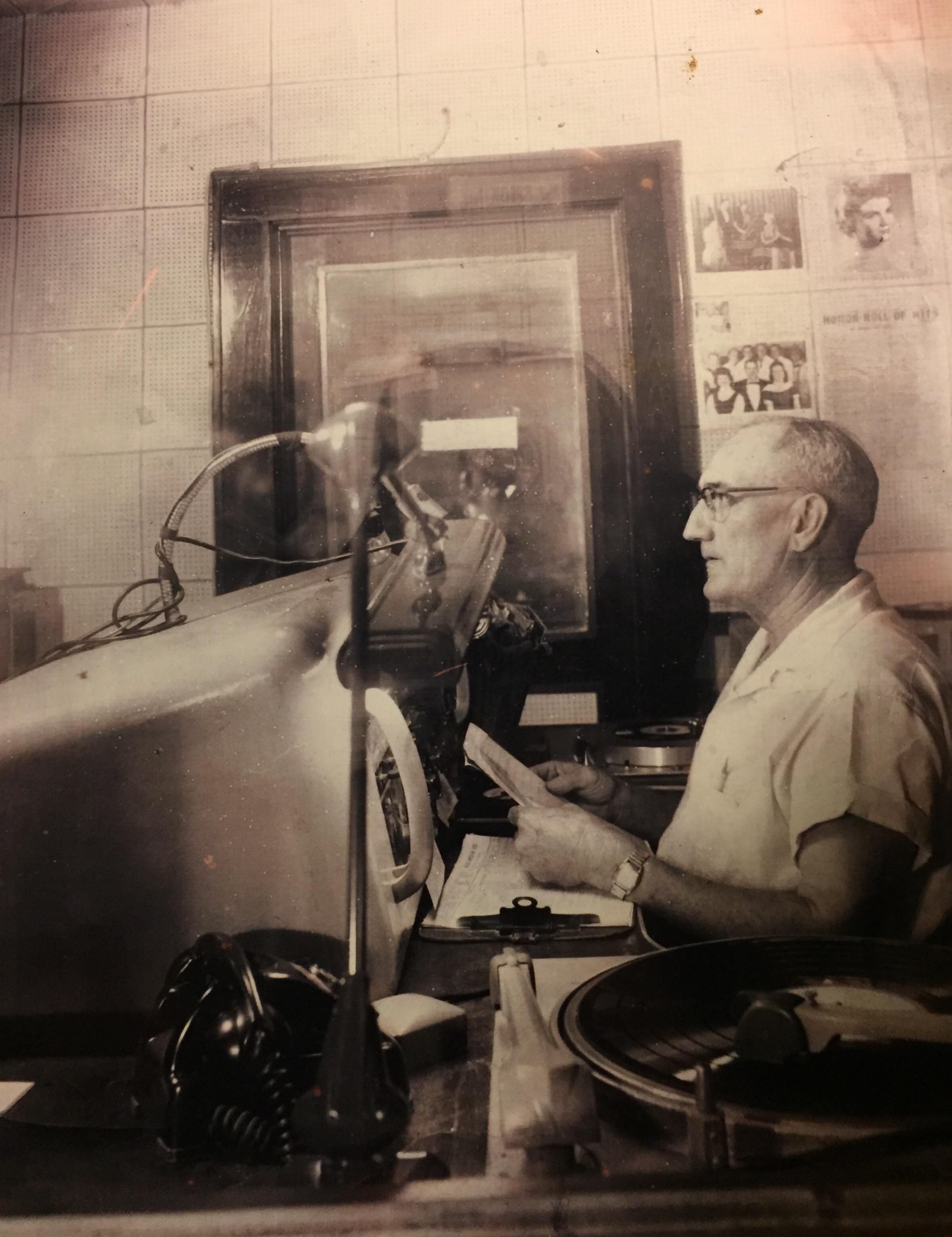 I'll see your grandfather working at a radio station, and raise you my