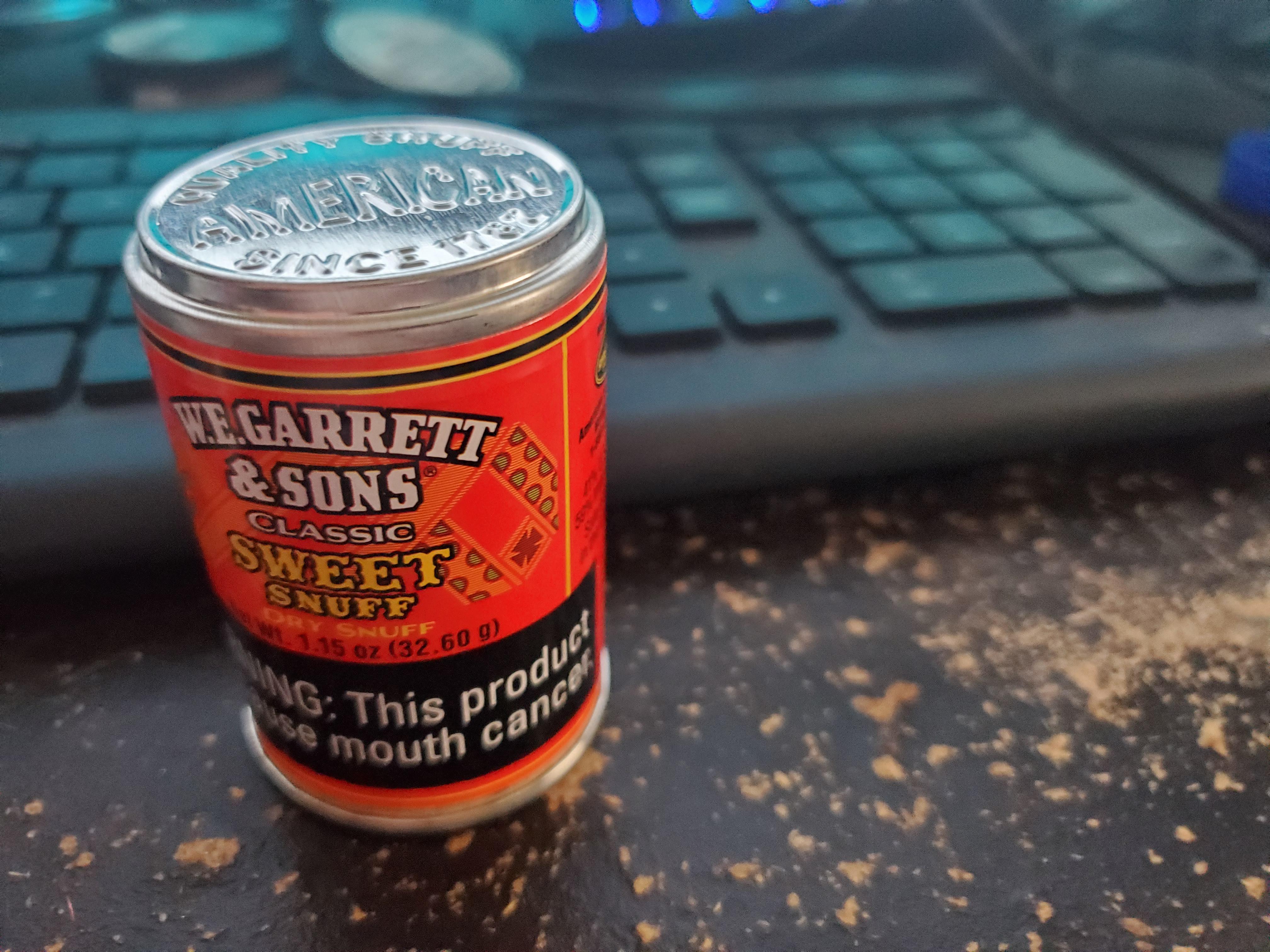 My first American snuff nasalsnuff