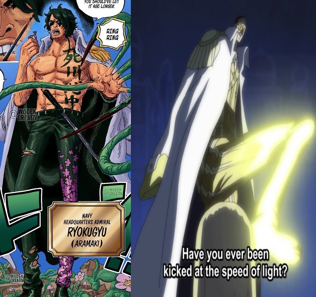 What are the chances Sanji is gonna fight a literal moss head with a