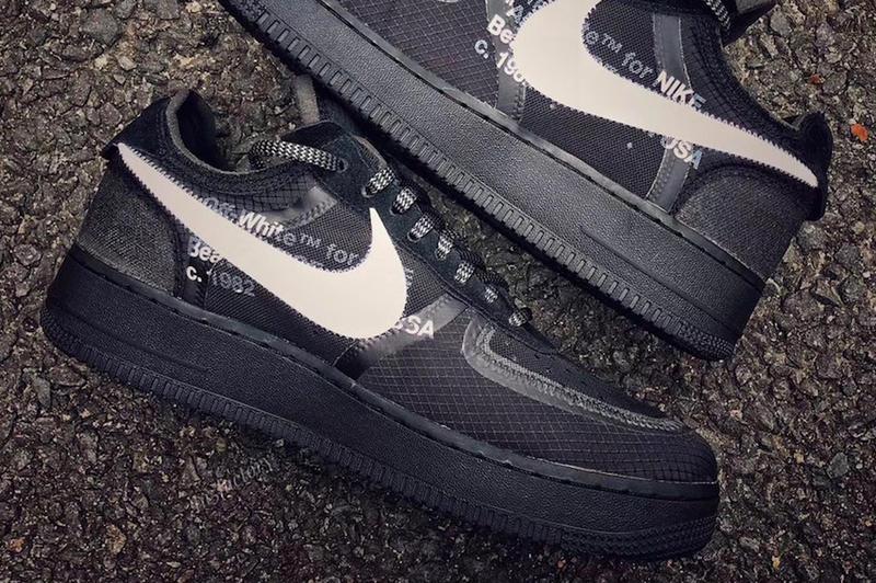OffWhite x Nike Air Force 1 Black r/Sneakers