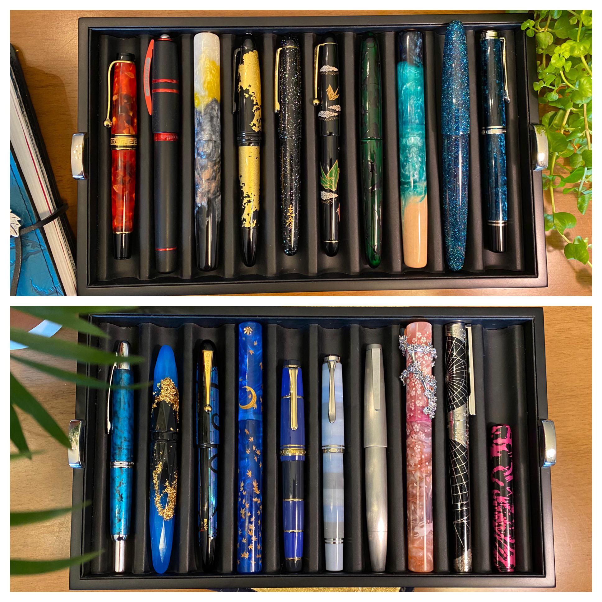 My pen collection! I like to stick to 20 pens, but try to curate my