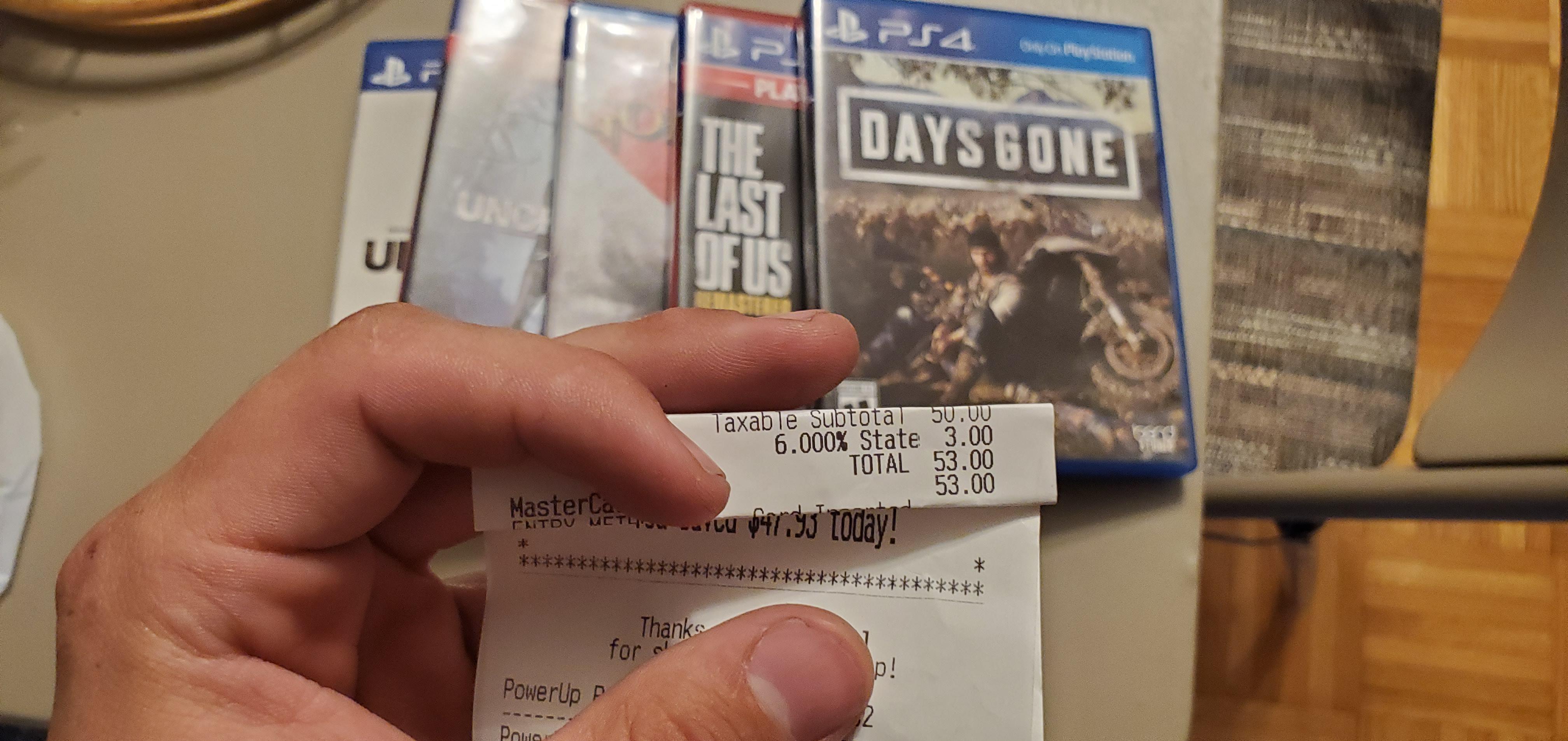 Preowned 5 for 50 / 19.99 and under games. Gamestop r/PS4Deals