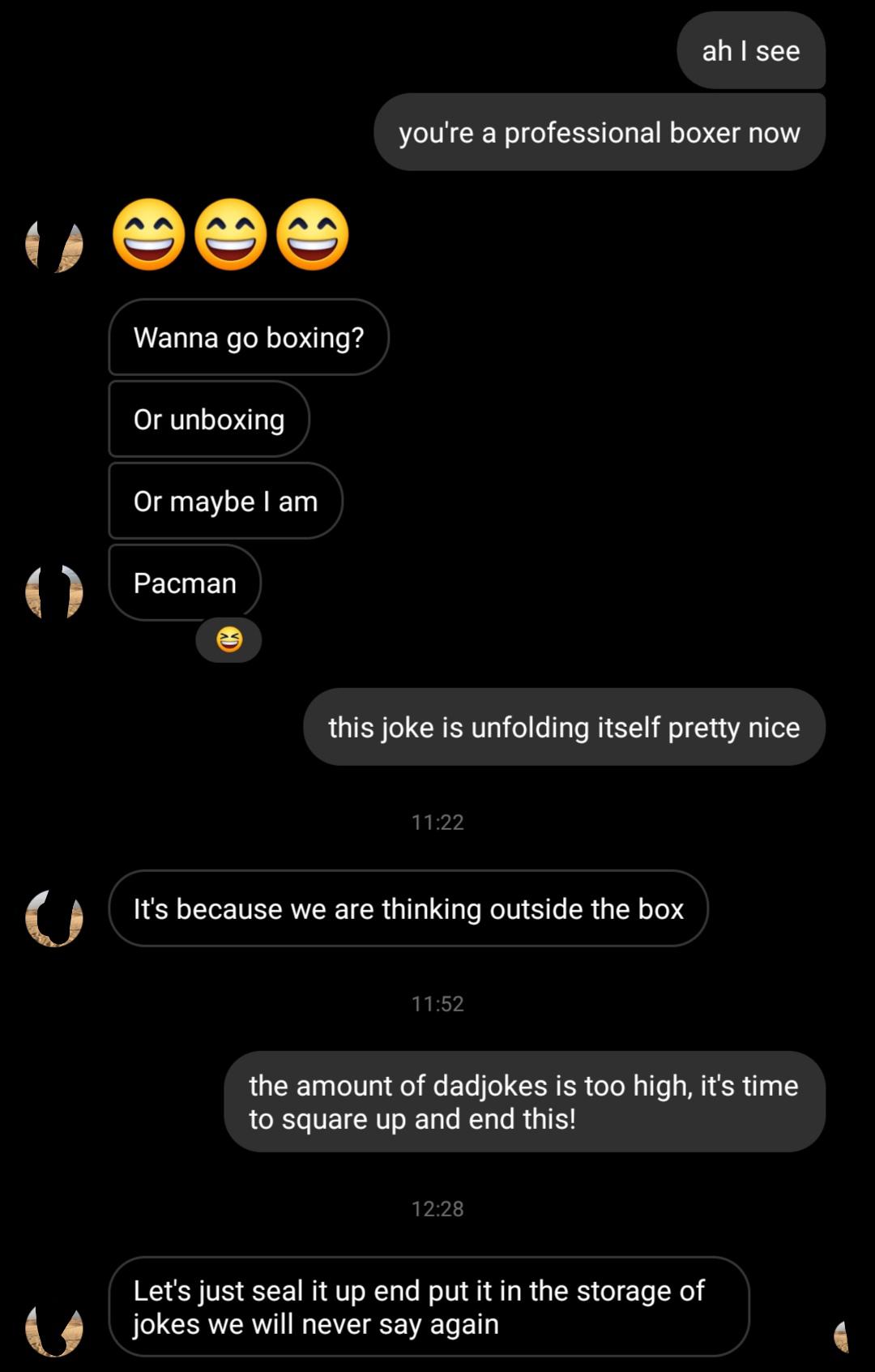 Friend sent me a timelapse of her folding cardboard boxes, this is how