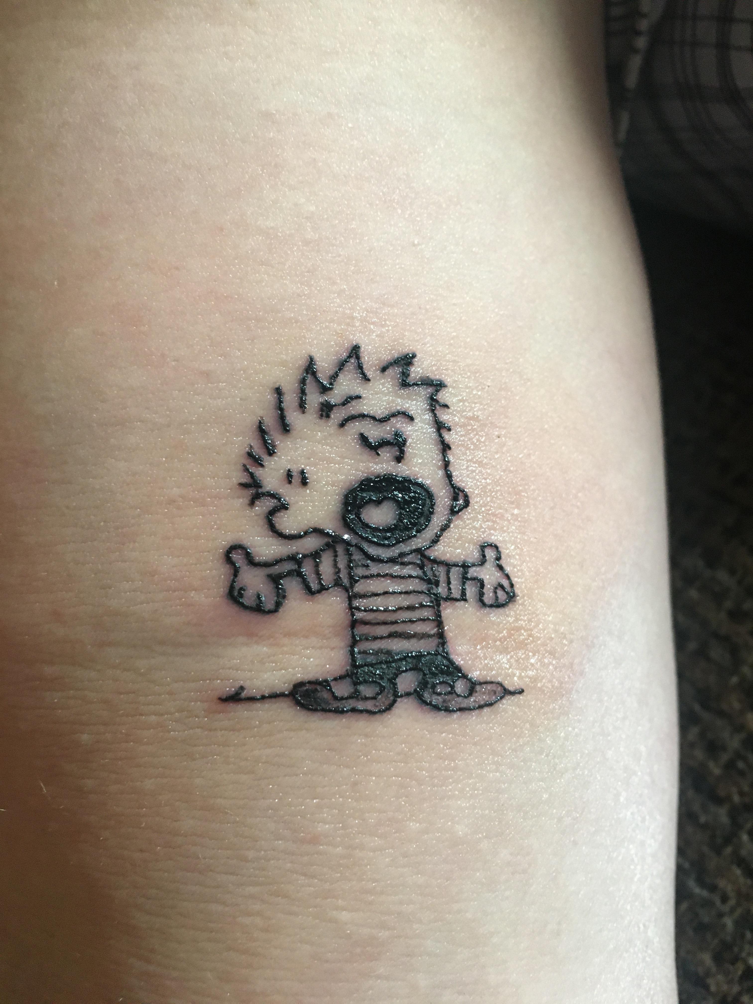My inner child (Calvin) on my inner arm. Artist Robb Comer at DC4L