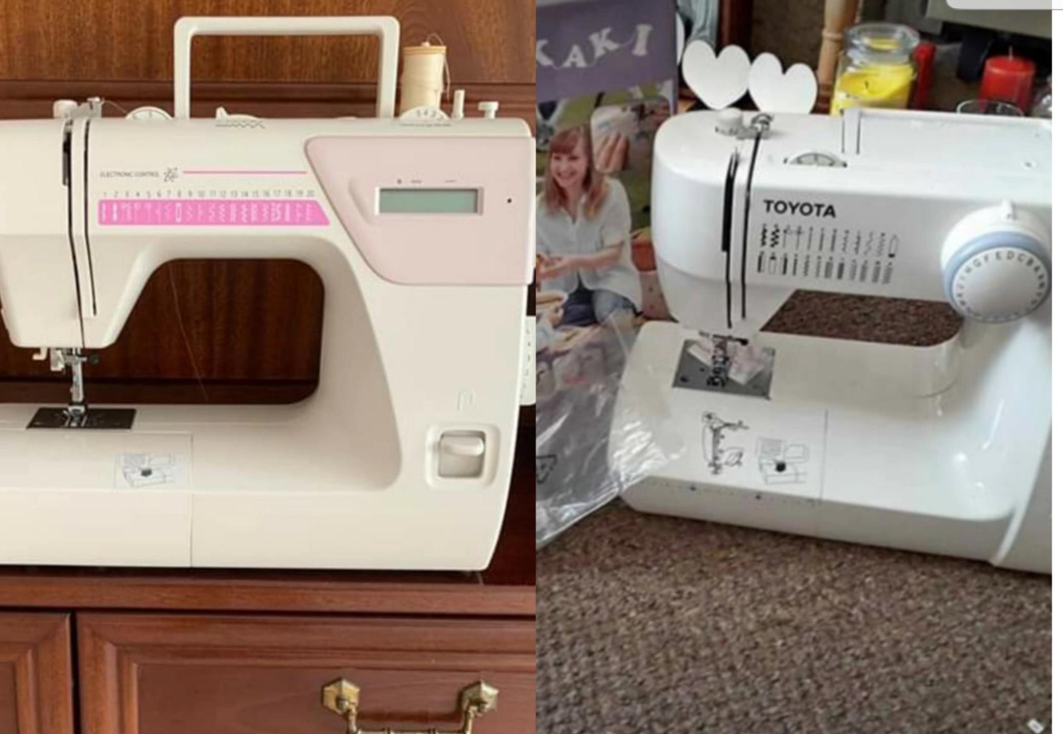 Does anyone know anything about these sewing machines? Toyota rs2000 3dbh (left 130) Toyota